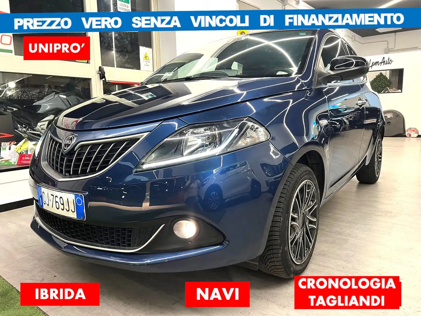 Lancia Ypsilon 1.0 hybrid Gold*NO VICOLI FINANZ*CRONOL TAGL*UNIPR Blu/Azzurro - 1