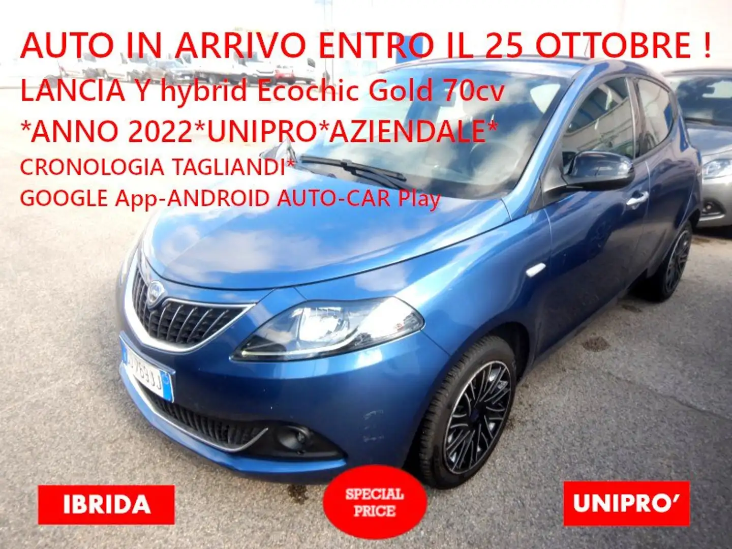 Lancia Ypsilon 1.0 hybrid Gold*AZIENDALE*UNIPRO*CAR Play-ANDROID Blu/Azzurro - 1
