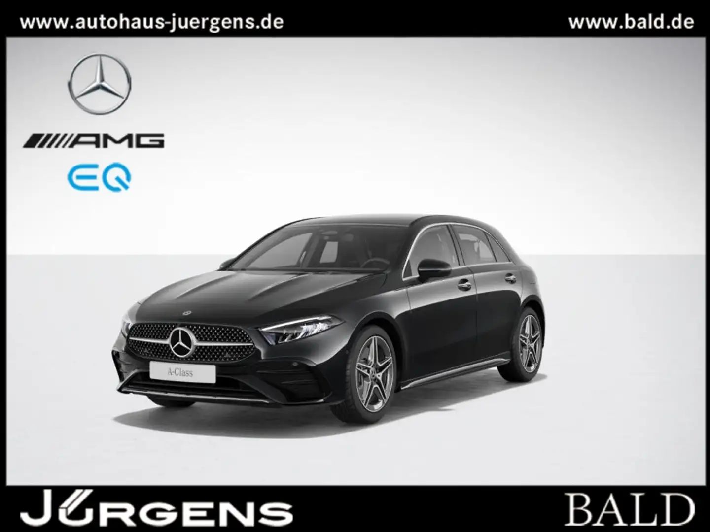 Mercedes-Benz A 250 4M AMG-Sport/AHK/Ambi/LED/Kamera/Keyl/Totw Schwarz - 2