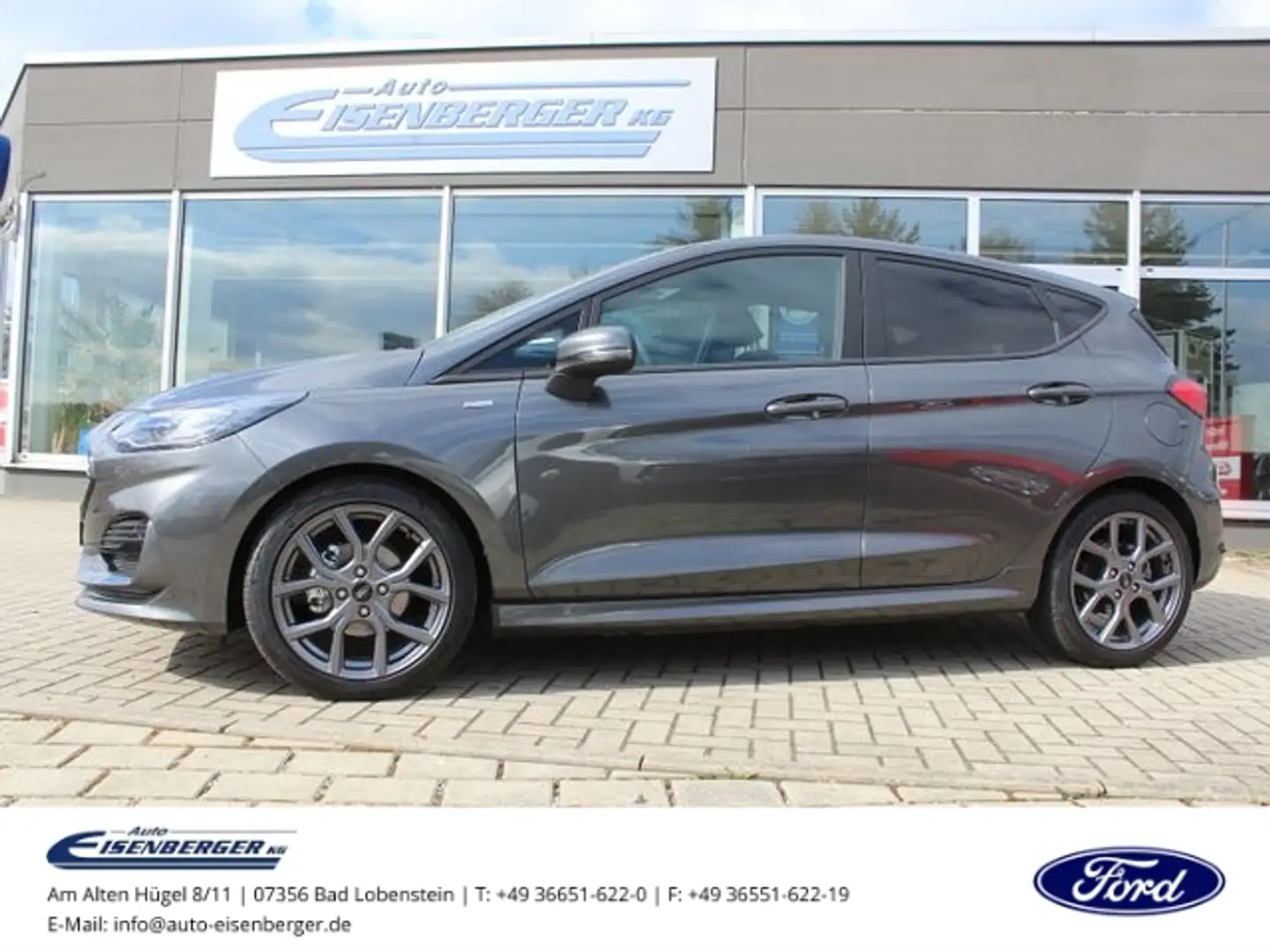 Ford Fiesta 1.0 EcoBoost Hybrid ST-Line Automatik Grau - 1