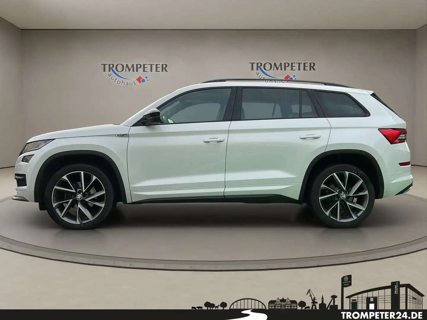 Skoda Kodiaq 1.5 TSI DSG Sportline Navi Weiß - 2