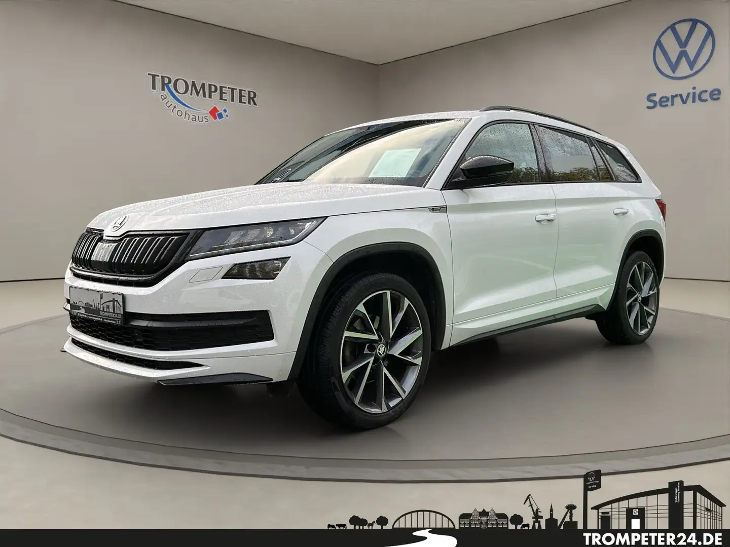 Skoda Kodiaq 1.5 TSI DSG Sportline Navi Weiß - 1