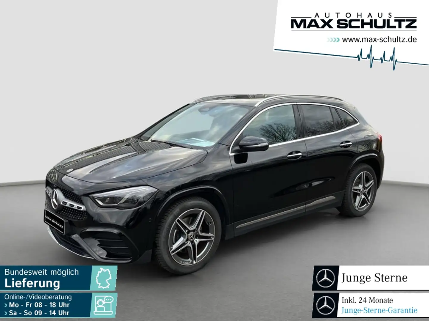 Mercedes-Benz GLA 200 AMG*AHK*DISTR*KEYLESS*MULTIB*KAMERA*NAVI Schwarz - 1