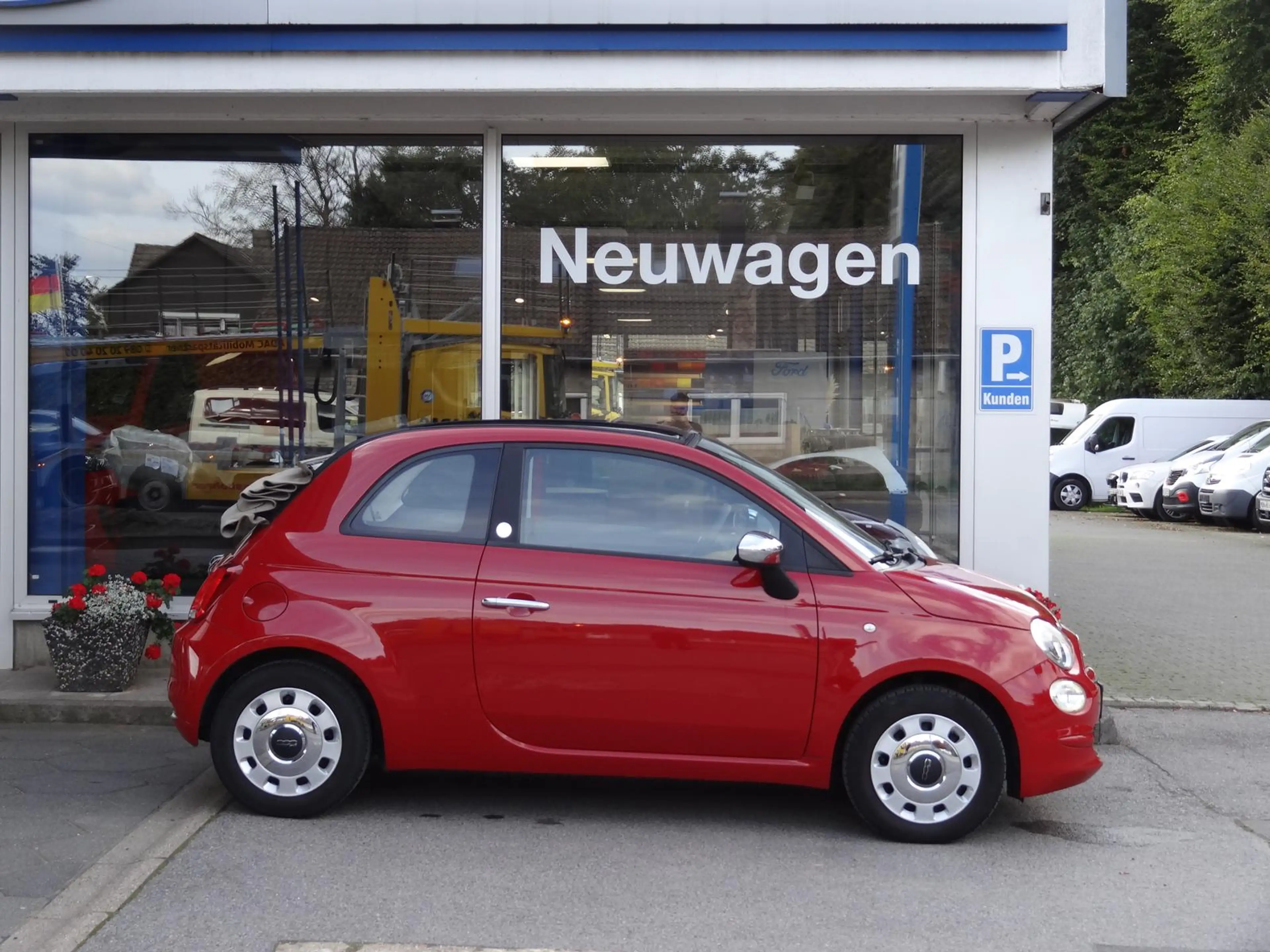 Fiat 500C 1.25 Cabrio Mirror PDC ALU UConnect Klima — photo 4