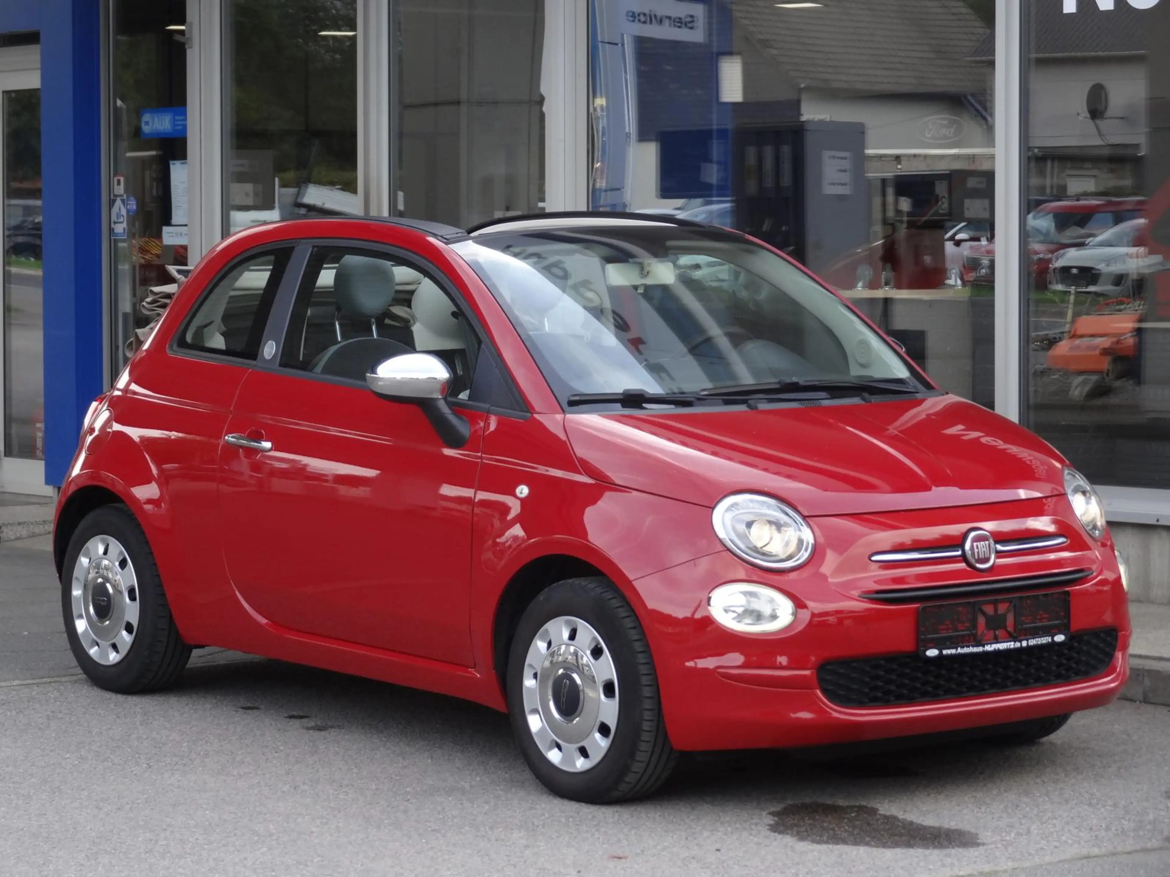Fiat 500C 1.25 Cabrio Mirror PDC ALU UConnect Klima — photo 2
