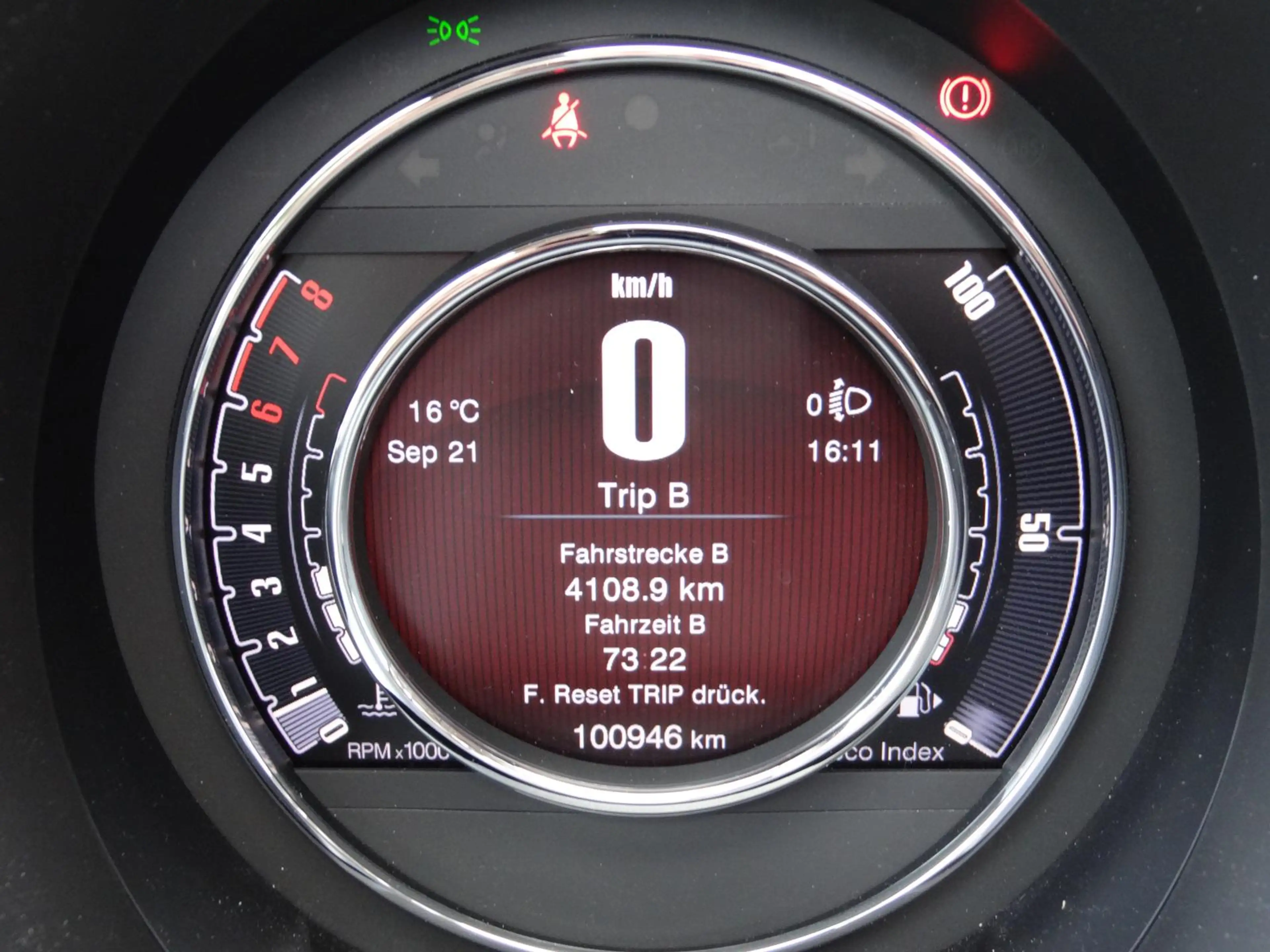 Fiat 500C 1.25 Cabrio Mirror PDC ALU UConnect Klima — photo 11
