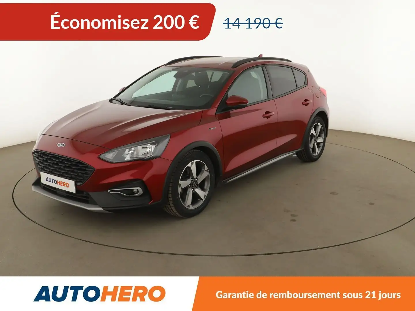 Ford Focus 1.5 EcoBlue Active Auto Rouge - 1