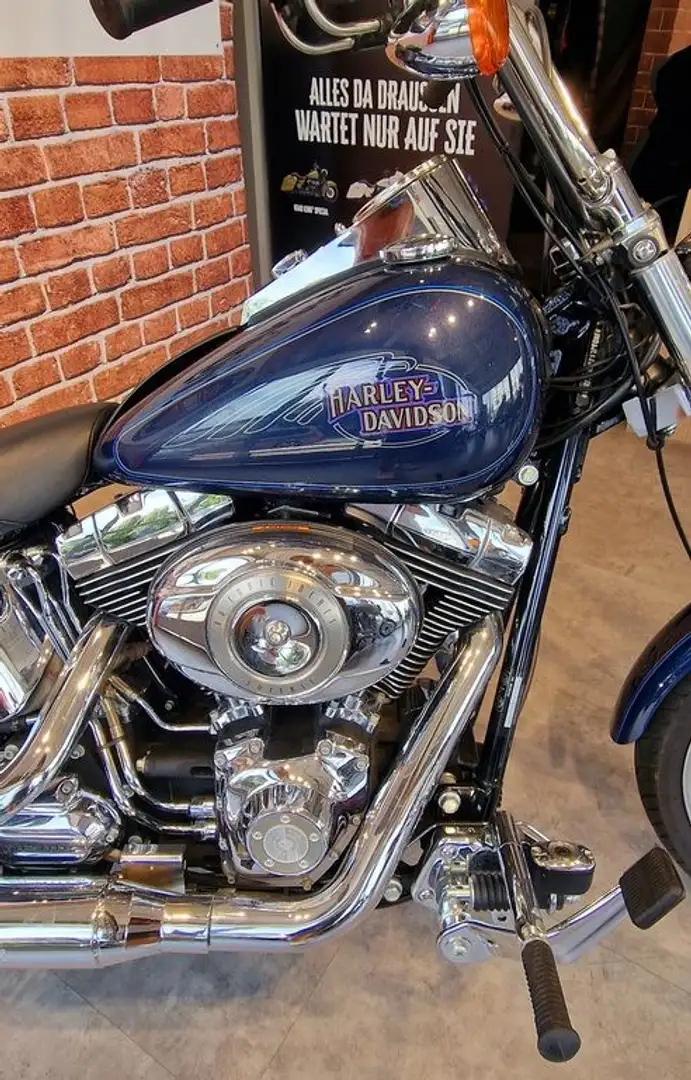 Harley-Davidson Softail Custom FXSTC plava - 2