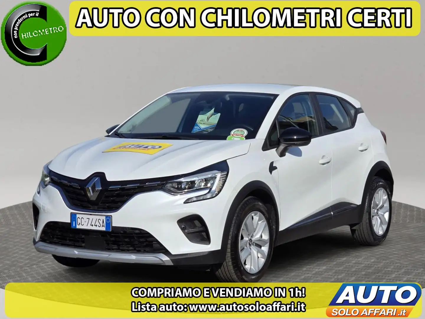 Renault Captur Blue dCi 40.000KM EURO6D NEOPATENTATI/NAVI/CAMERA Bianco - 2