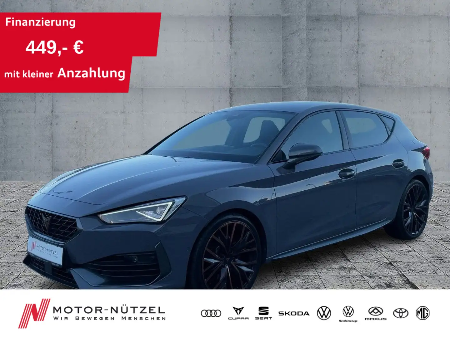 CUPRA Leon 2.0 TSI DSG VZ MATRIX+NAV+BEATS+RFK+ACC+19" Grau - 1