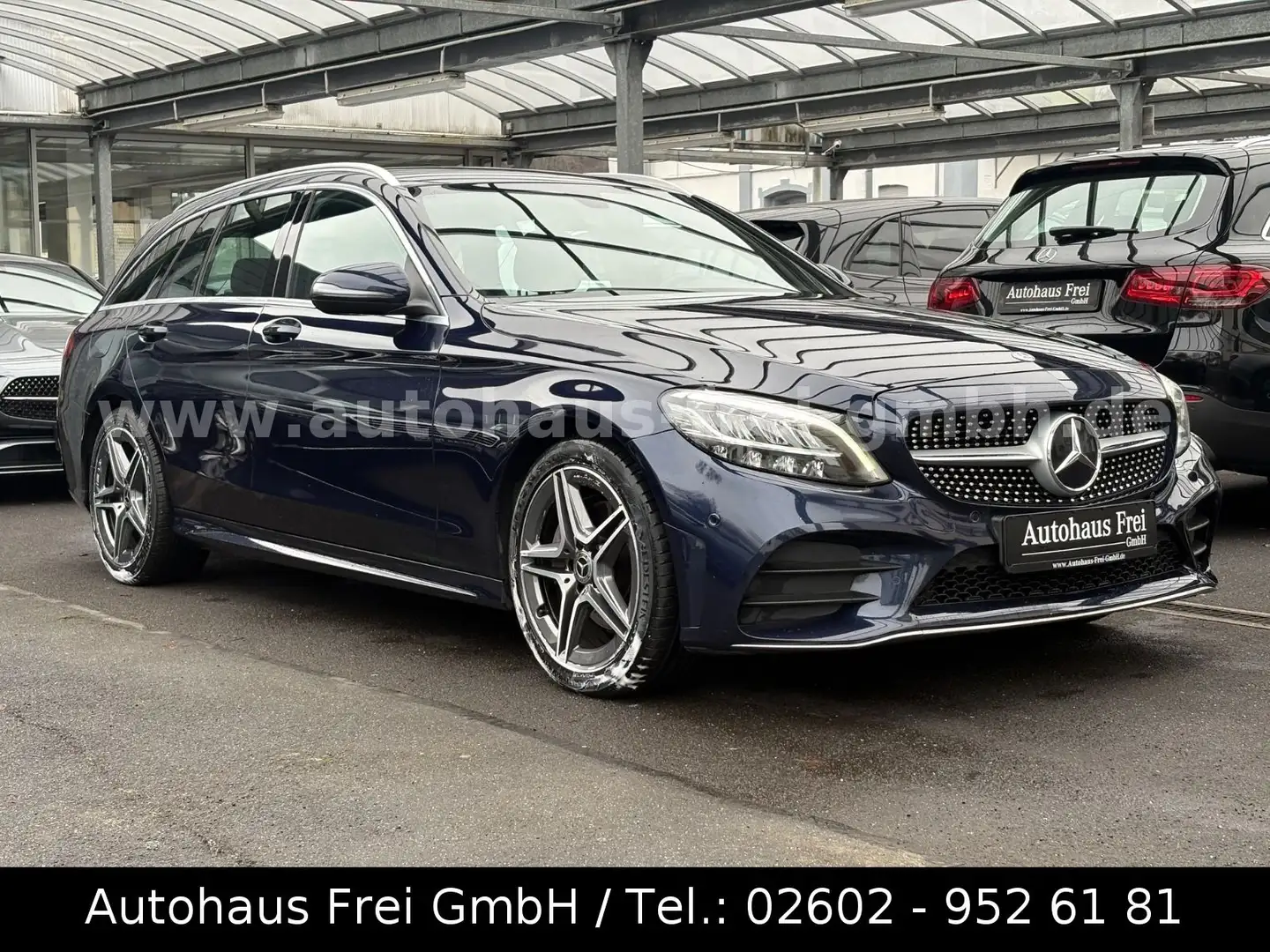Mercedes-Benz C 200 T d AMG*LED*SPORT*NAVI*KAMERA*2-HAND*LEDER Blau - 1