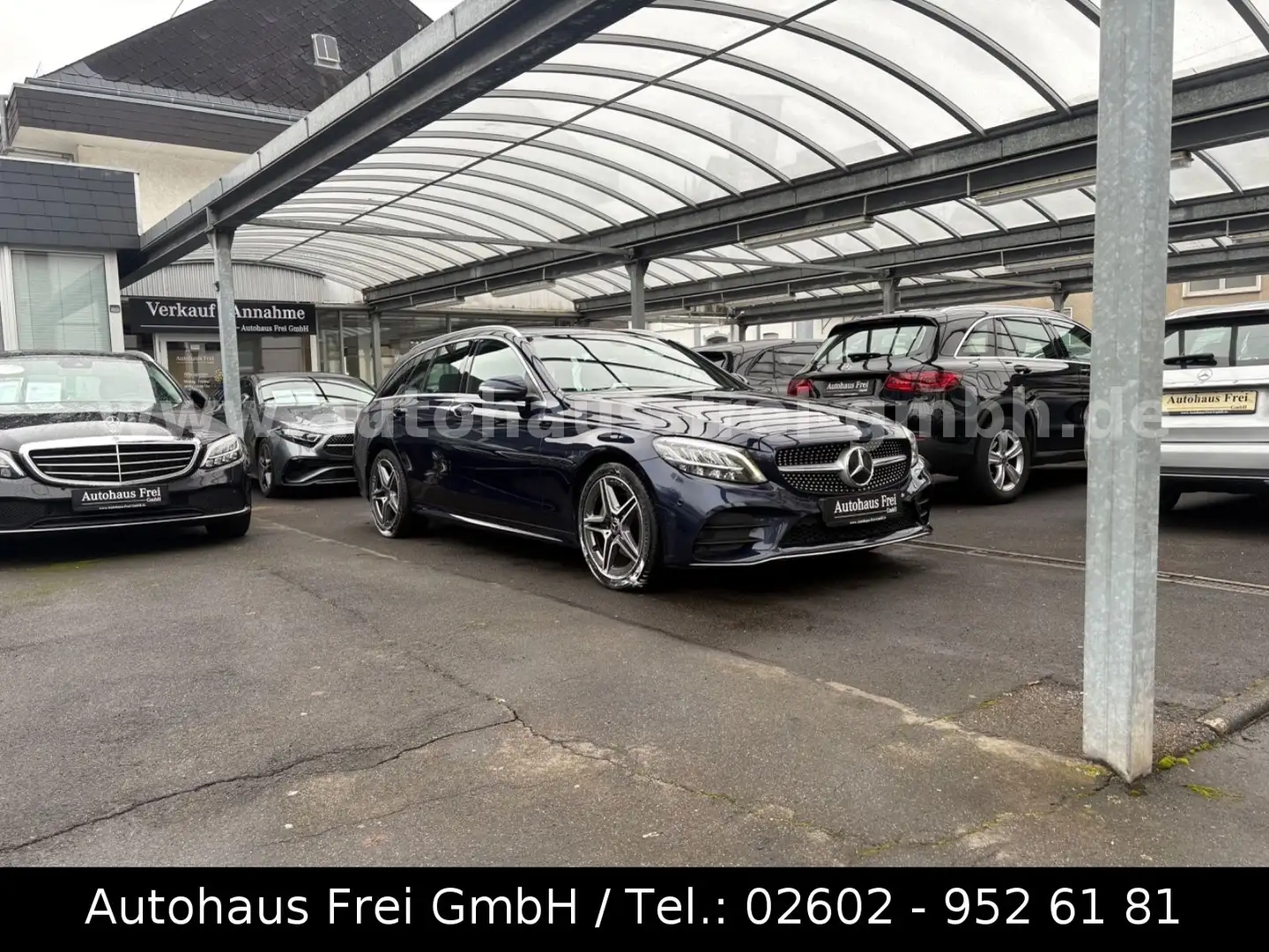 Mercedes-Benz C 200 T d AMG*LED*SPORT*NAVI*KAMERA*2-HAND*LEDER Blau - 2