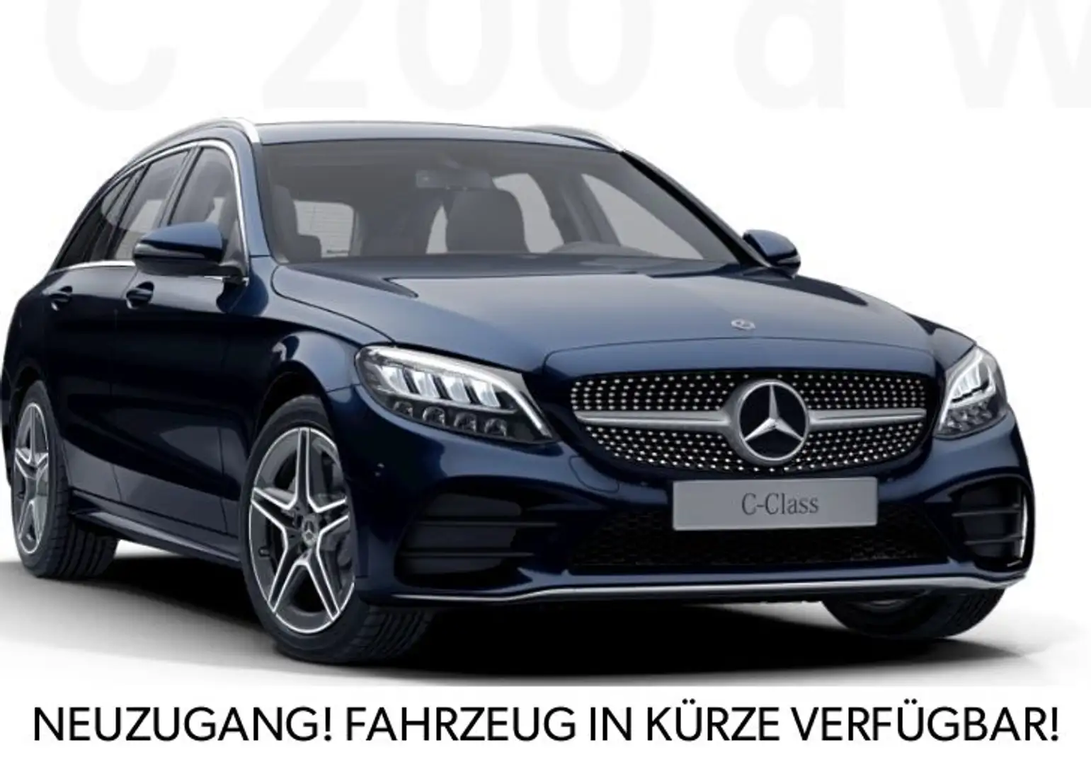 Mercedes-Benz C 200 T d AMG*LED*SPORT*NAVI*KAMERA*2-HAND*LEDER Bleu - 1