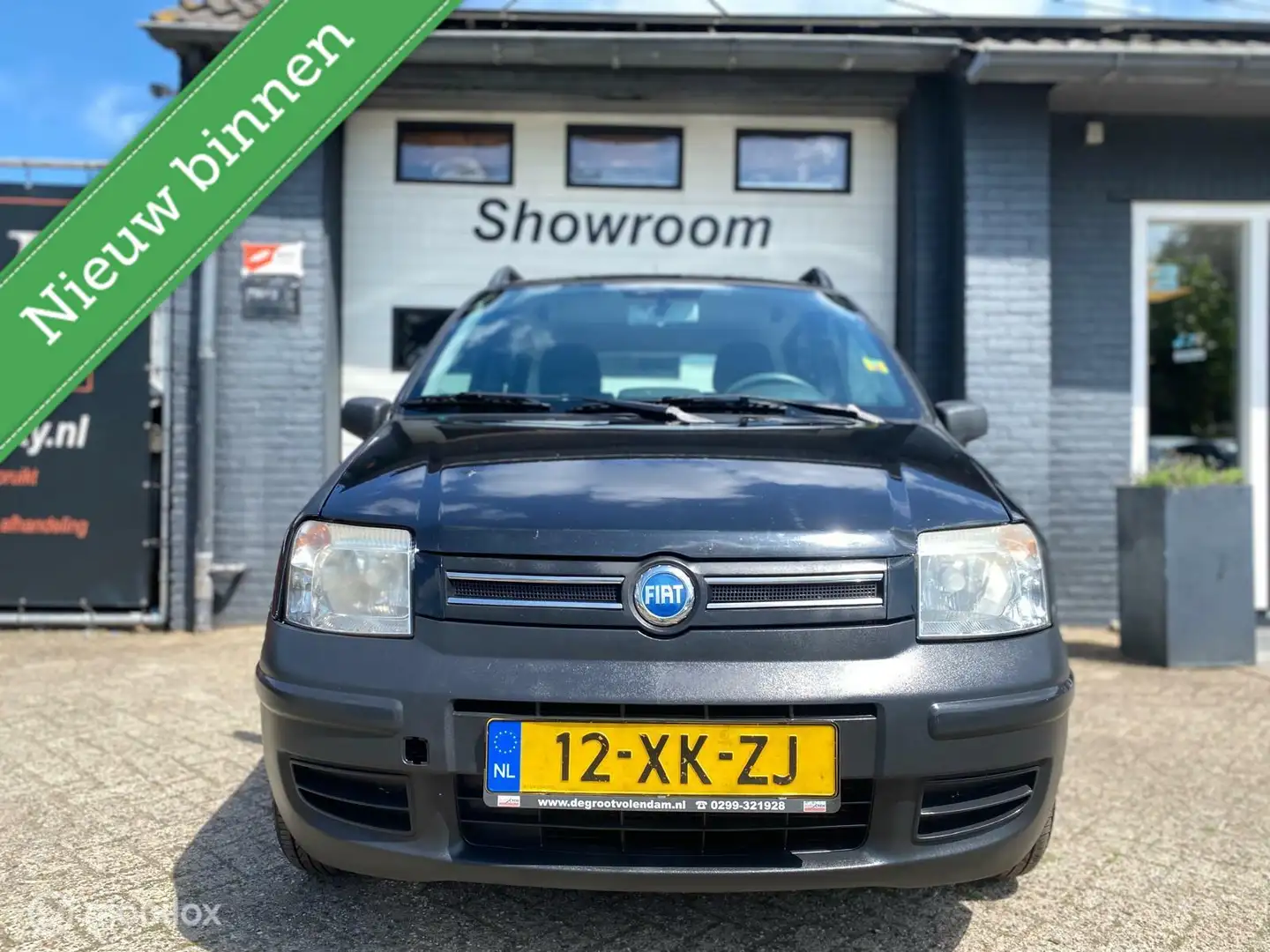 Fiat Panda 1.2 Dynamic met airco en nieuwe APK! Zwart - 2