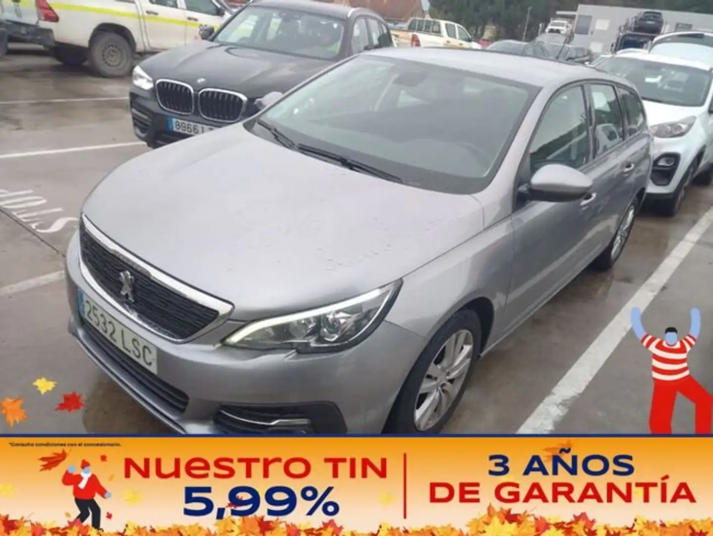 Peugeot 308 1.5 BlueHDi S&S Active Pack EAT8 130 Gris - 1