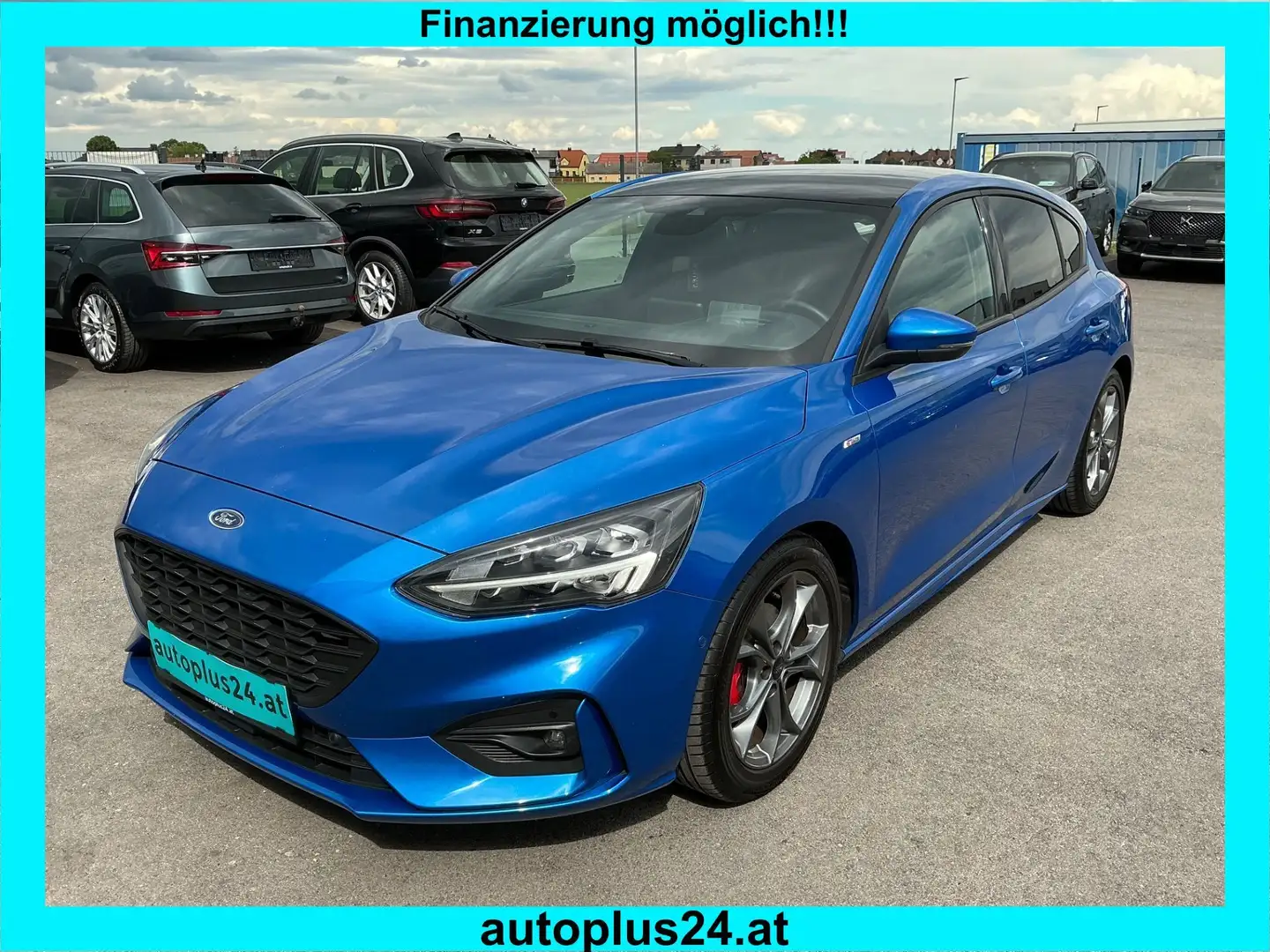 Ford Focus 1,5 EcoBlue ST-Line Business *LED/HUD/PANO Blau - 1