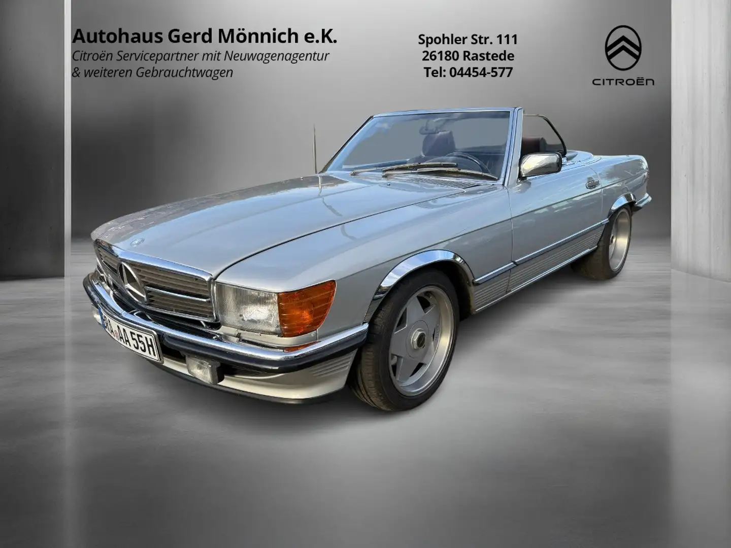 Mercedes-Benz SL 300 SL 300 2,9 L 6 Zylinder Roadstar Oldtimer Silber - 1
