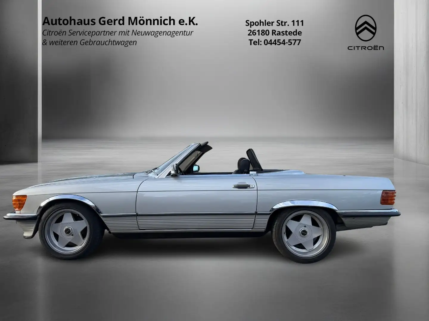 Mercedes-Benz SL 300 SL 300 2,9 L 6 Zylinder Roadstar Oldtimer Silber - 2