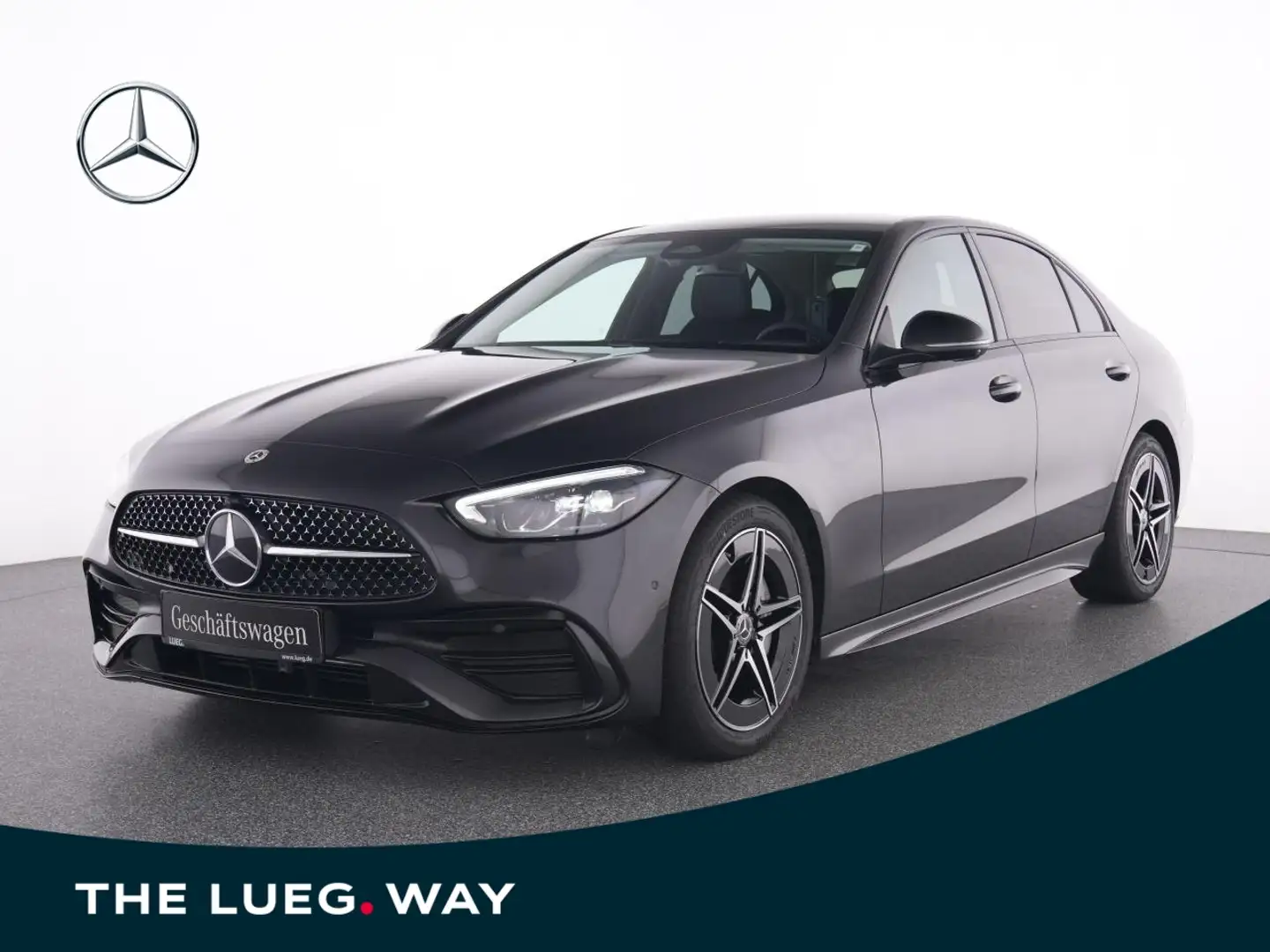 Mercedes-Benz C 200 d AMG+NIGHT+AHK+SOUND+360°+EDW+DISTRONIC++ Grau - 1