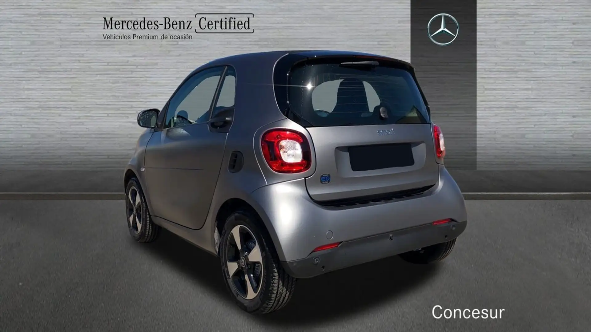 smart forTwo 60kW(81CV) EQ coupe Gris - 2