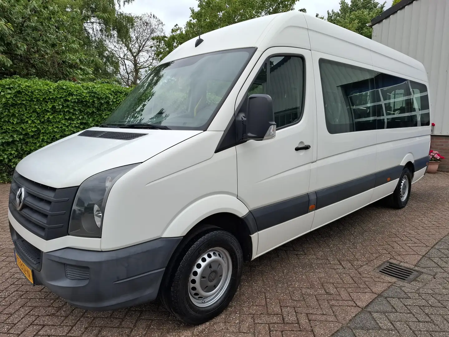 Volkswagen Crafter 35 2.0 TDI L3H2 BM 16850.- INCL BTW 9-PERSOONS ROL Wit - 1