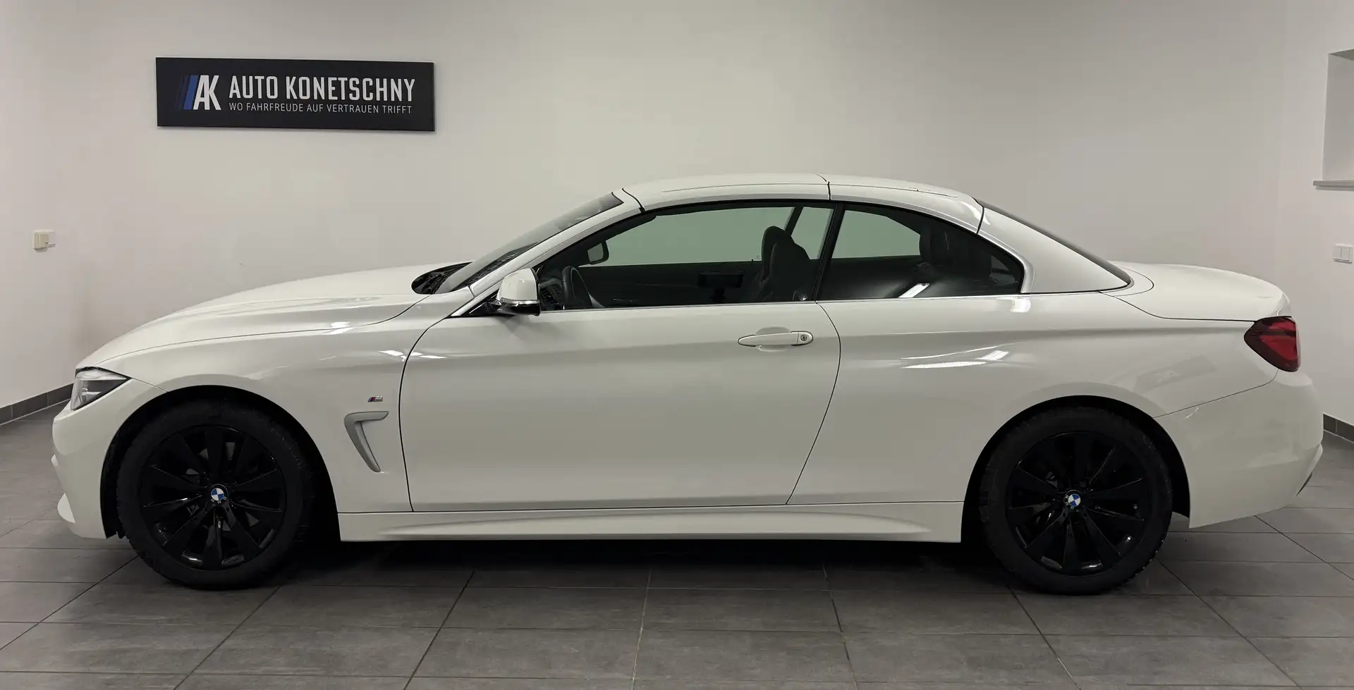 BMW 420 420d Cabrio M Sport Aut. M Sport Blanc - 1