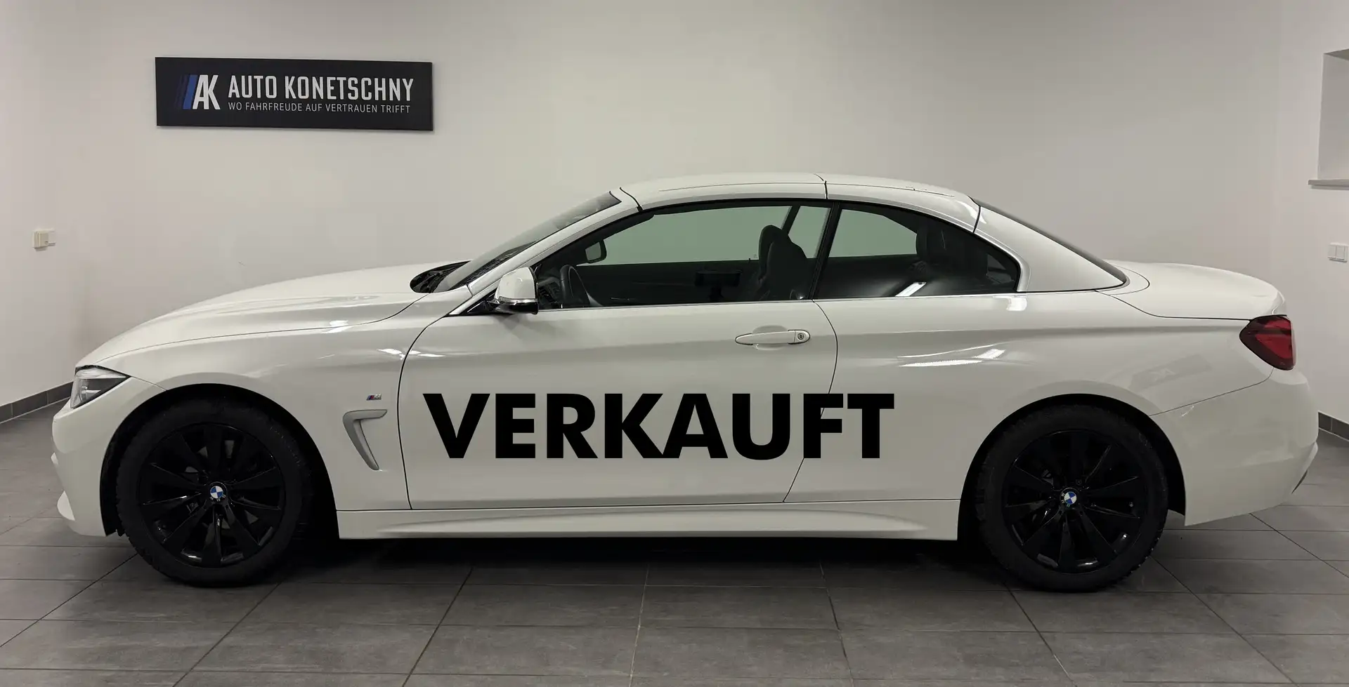 BMW 420 420d Cabrio M Sport Aut. M Sport Weiß - 1