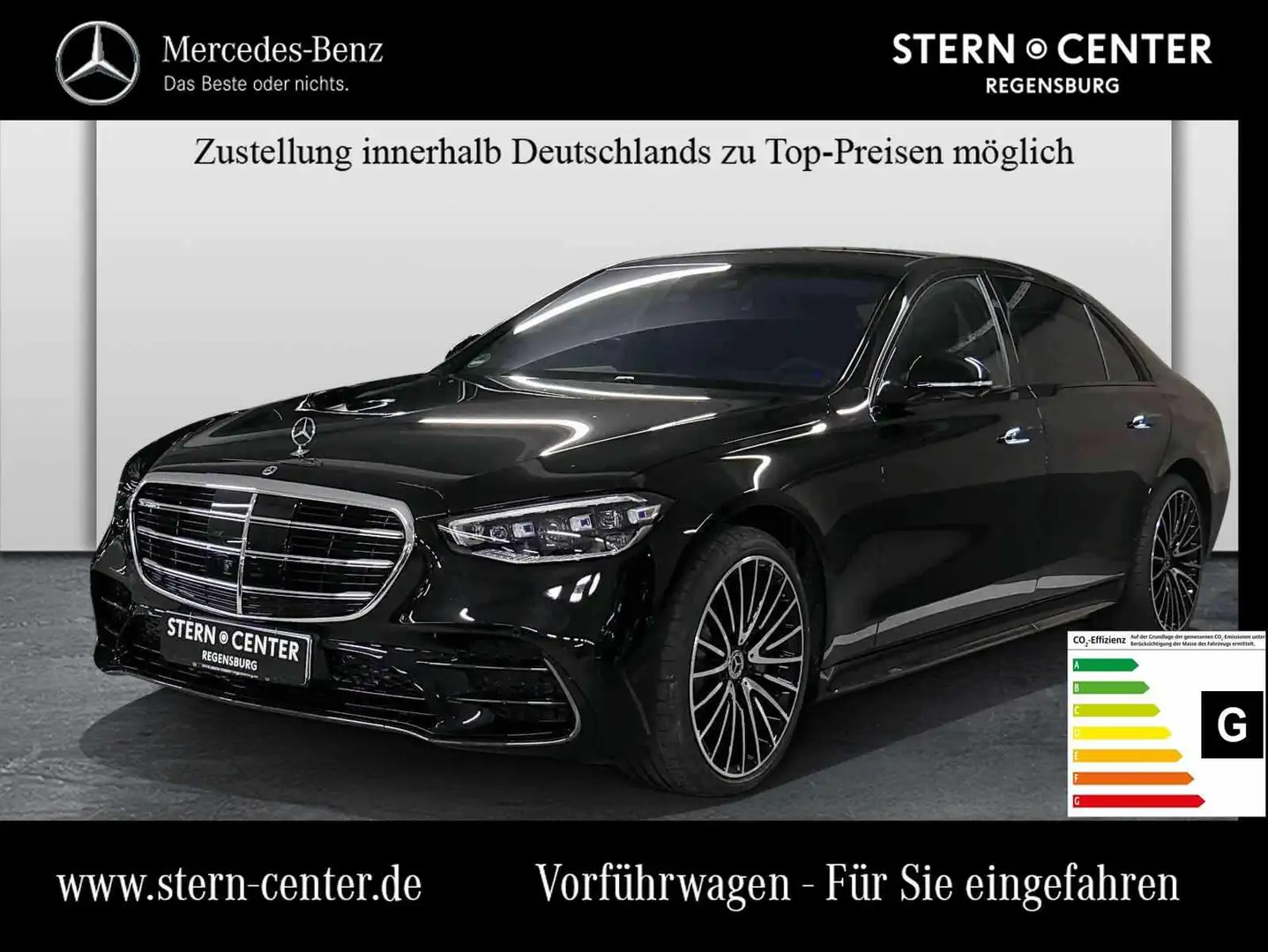 Mercedes-Benz S 450 d 4MATIC Limousine Langversion AMG MBUX Schwarz - 1