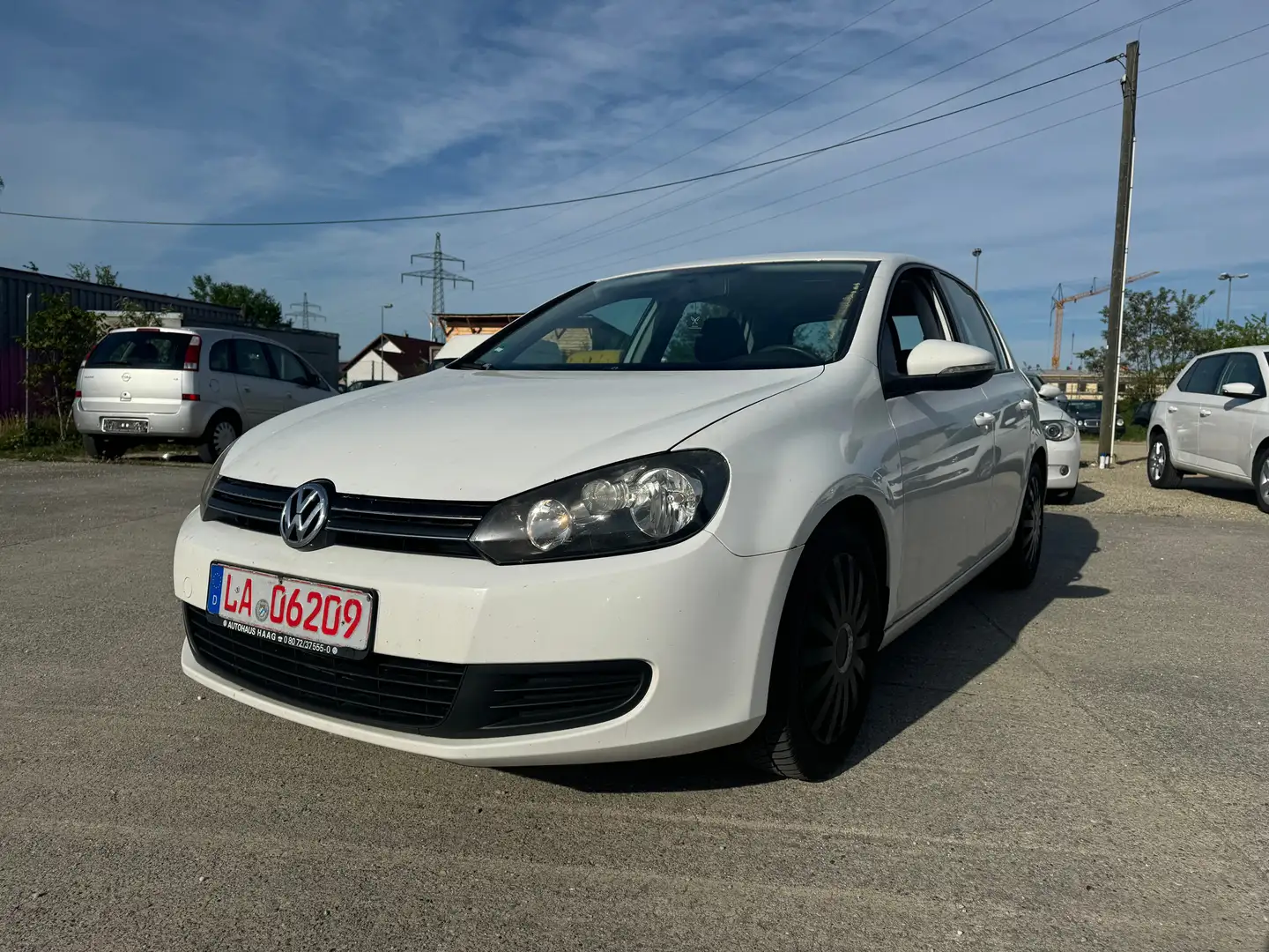 Volkswagen Golf Trendline Alpine Navigation Weiß - 1