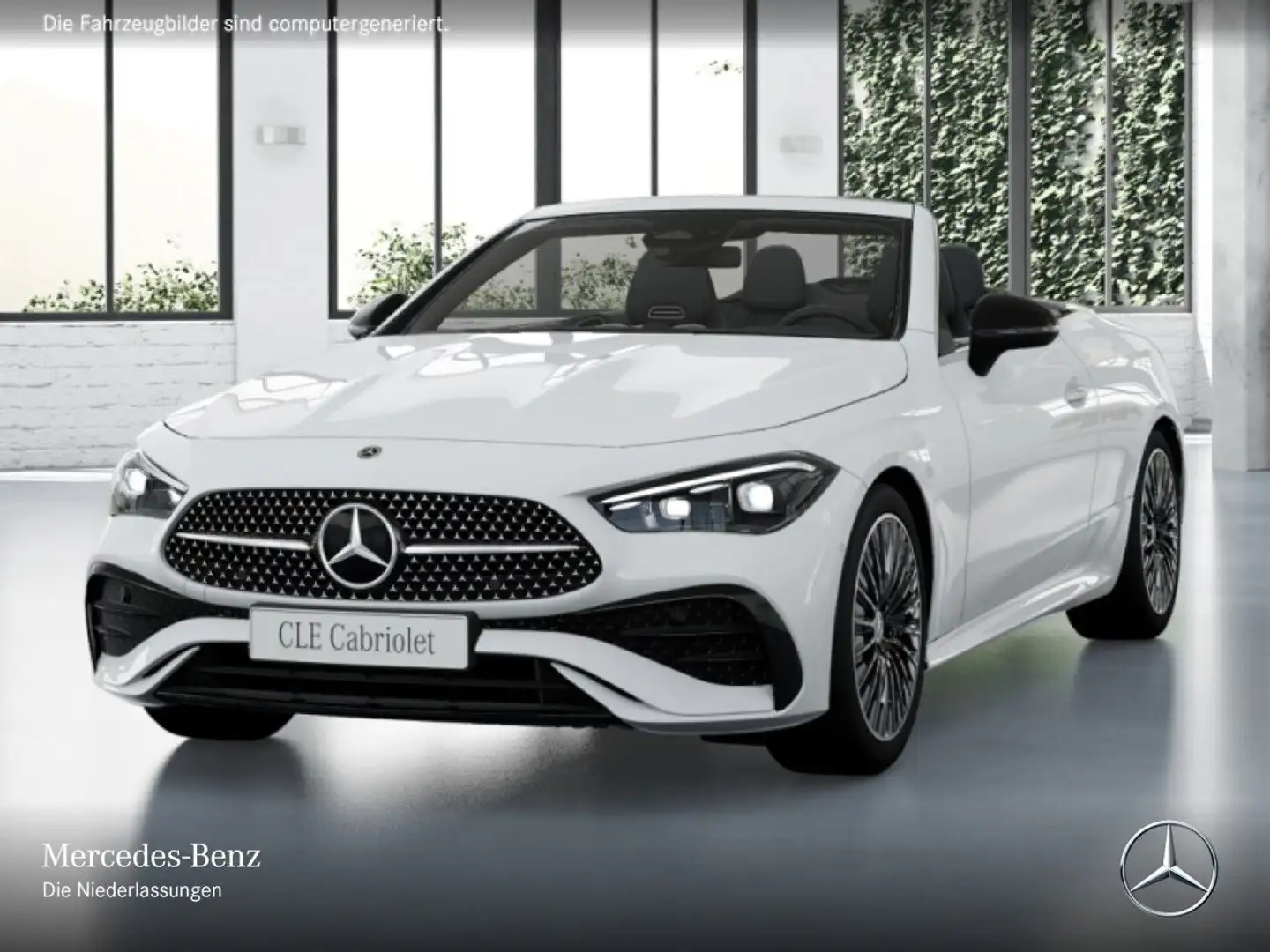 Mercedes-Benz CLE 220 d AMG+NIGHT+BURMESTER+KAMERA+SITZKLIMA+9G Weiß - 2
