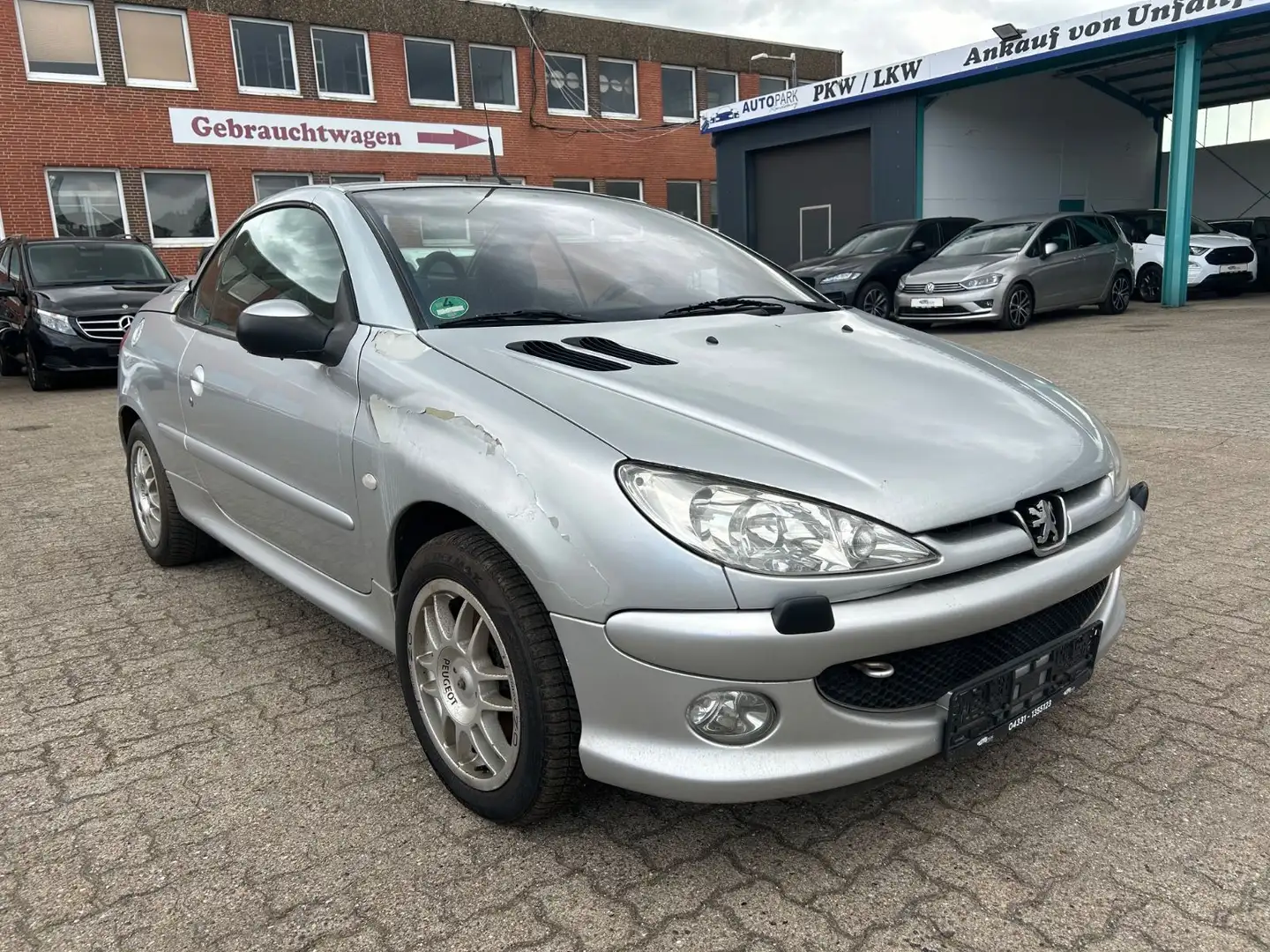 Peugeot 206 Cabriolet CC Platinum Silber - 2
