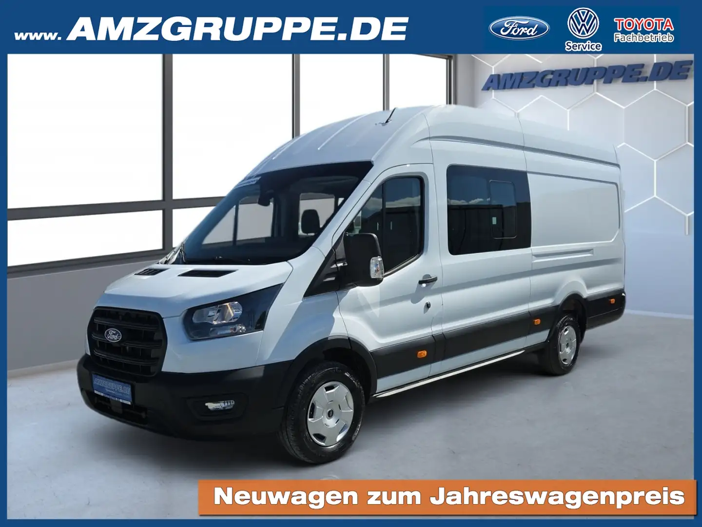 Ford Transit FT350 L4H3 DoKa Trend 4J.*Gar.+Kamera+2xAi Blanco - 1