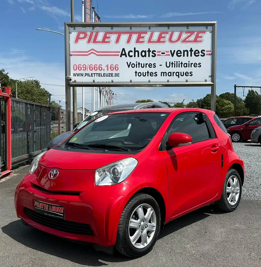 Toyota iQ 1.0i VVT-i Luna AUTOMATIQUE Rouge - 1