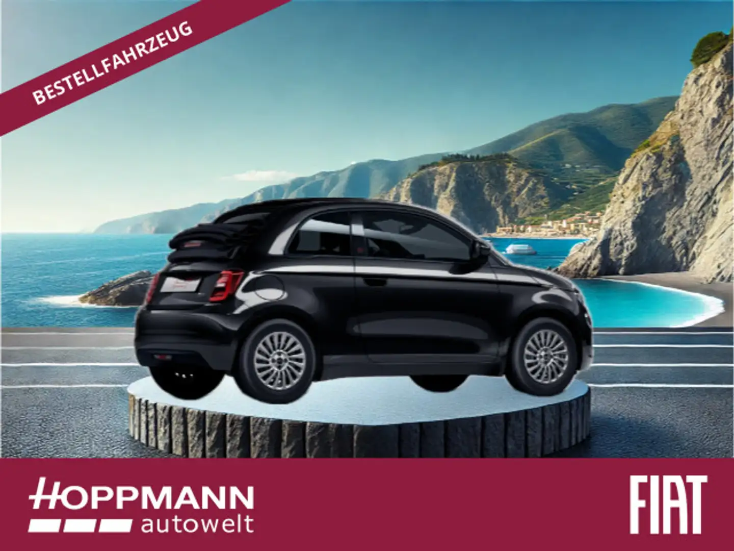 Fiat 500e CABRIO (Red) *lim. Stückzahl*| 57072 SIEGEN Schwarz - 1