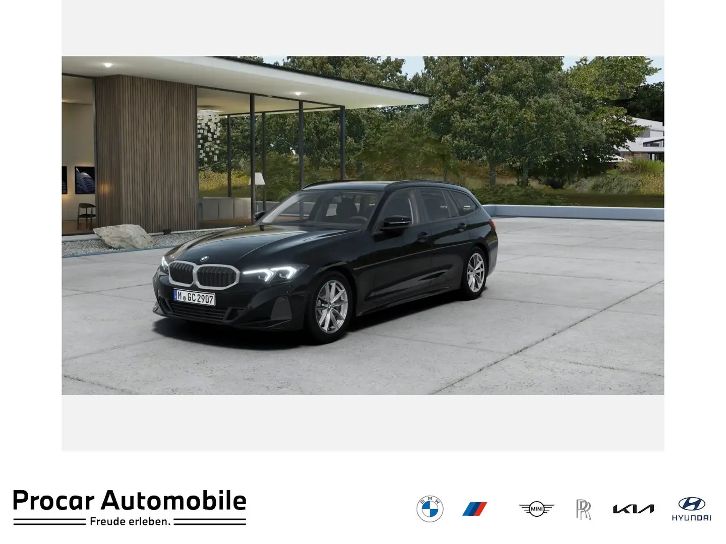 BMW 320 d PA RFK LED NAVI KLIMA Schwarz - 1