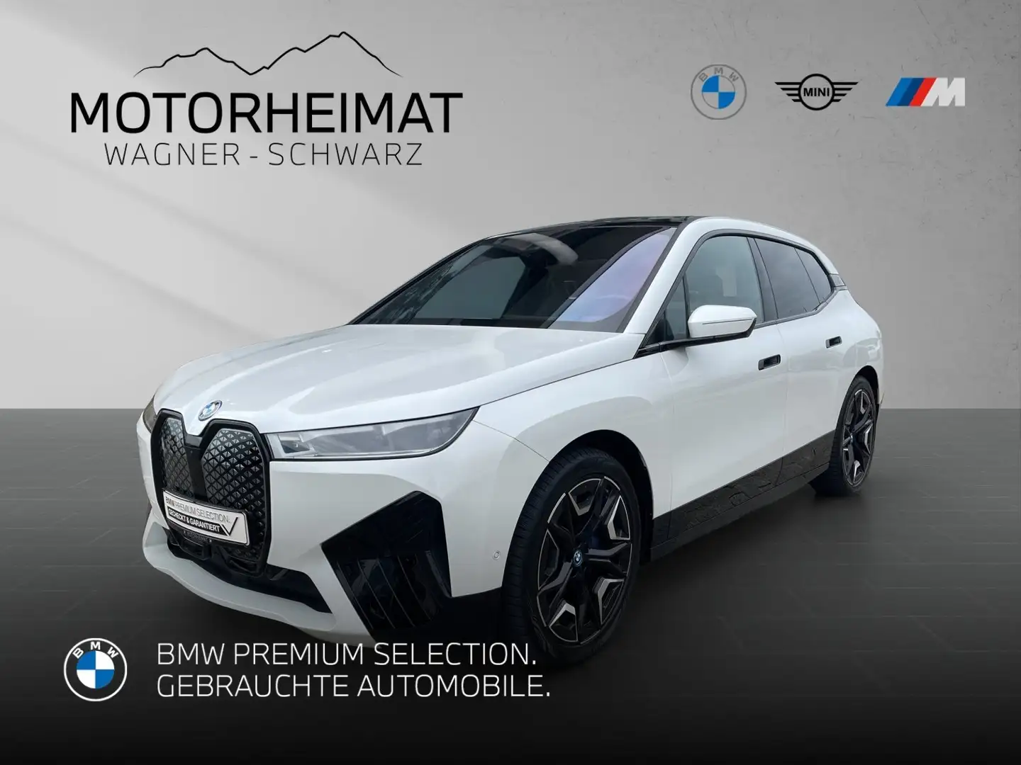 BMW iX xDrive40 Sportpaket Leder 22" Sitzklima Laser Wit - 1