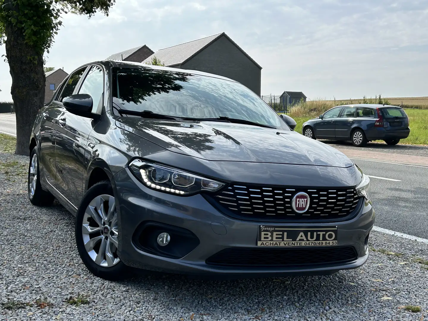 Fiat Tipo 1.4 16V Mirror-Gps-clim auto-cruise-led-12 mois ga Grijs - 1
