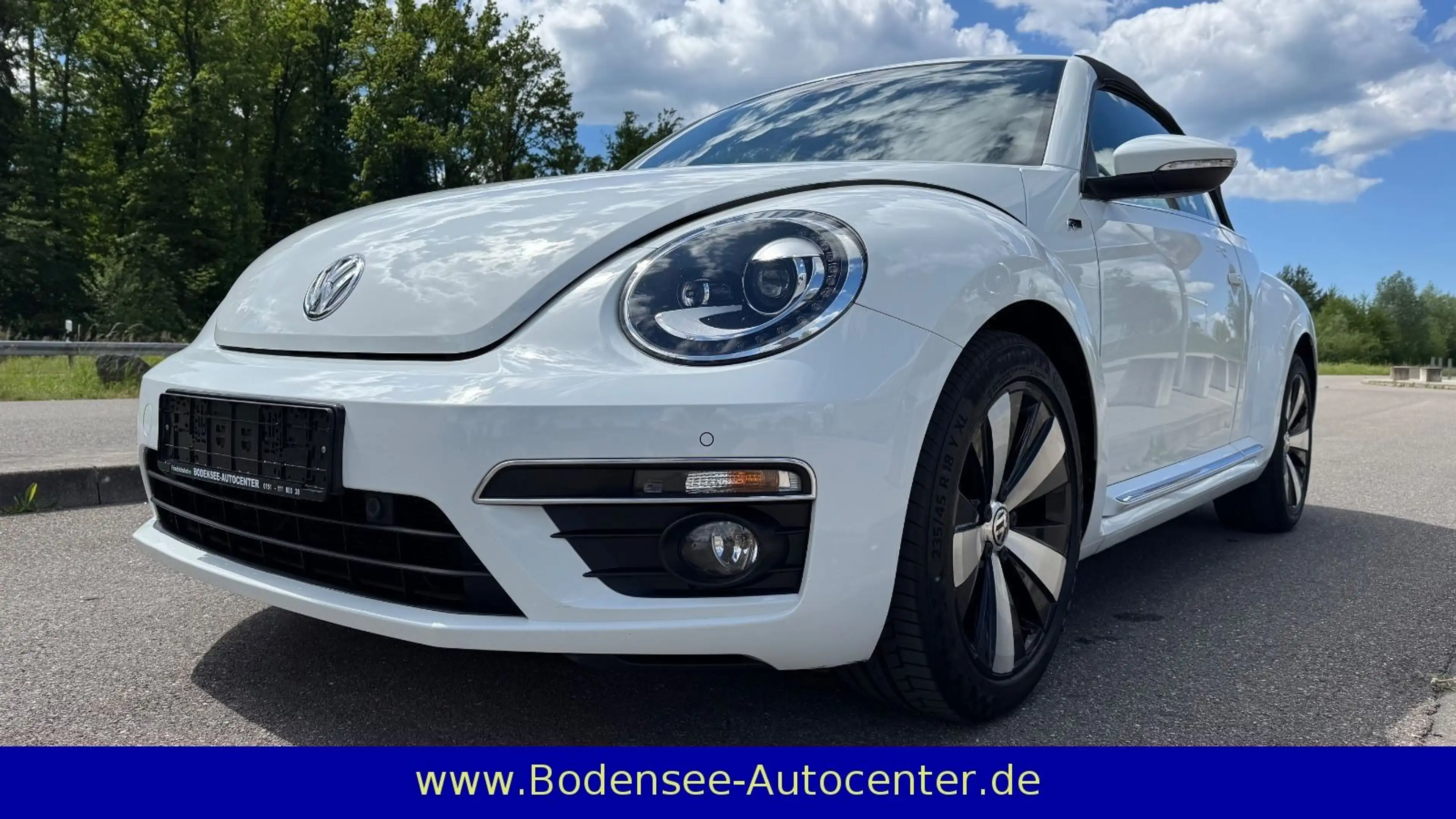 Volkswagen Beetle Cabriolet Design R-LINE LED/Autom./1.Hand — photo 7