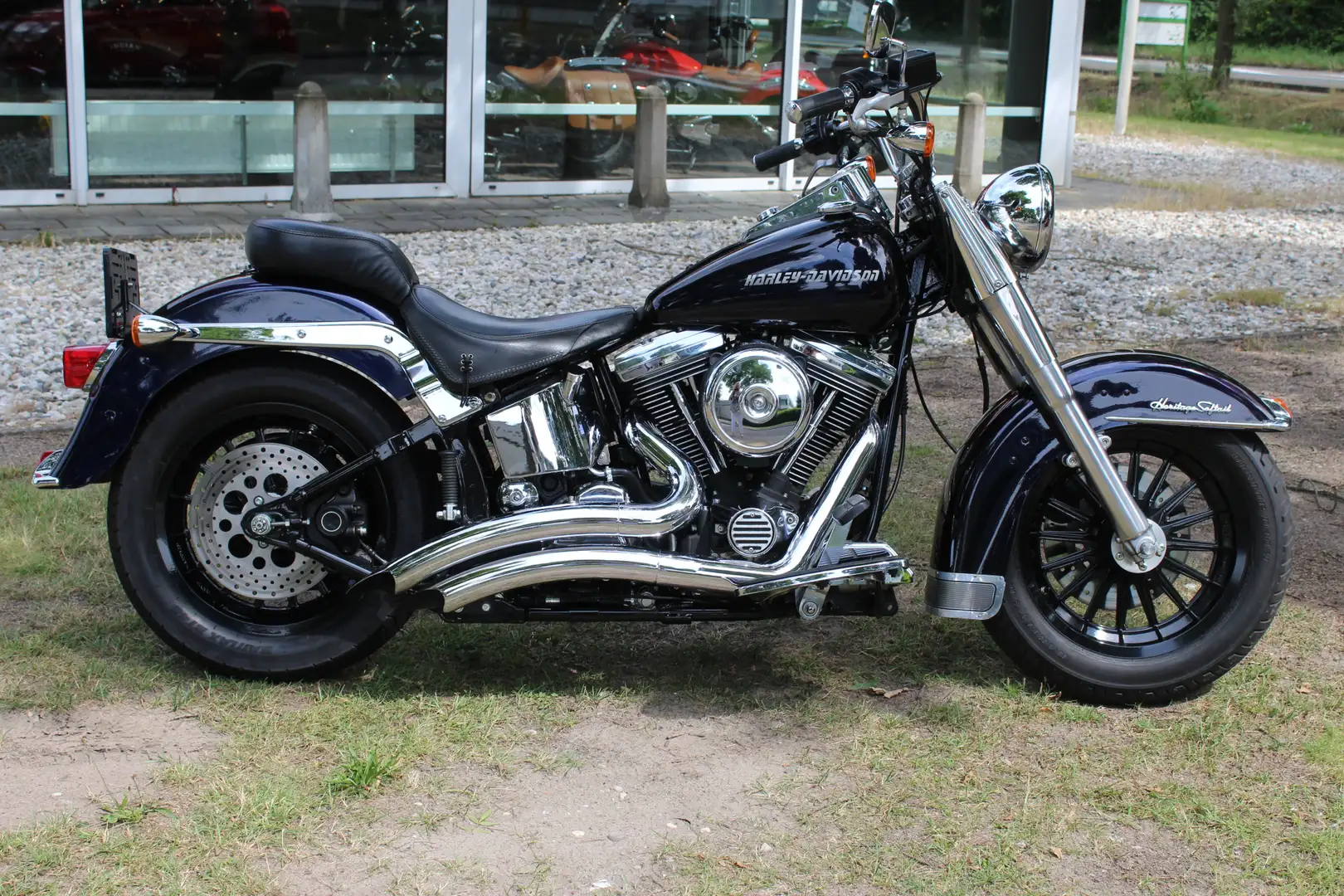Harley-Davidson Heritage Softail FXST-C Style Blauw - 1