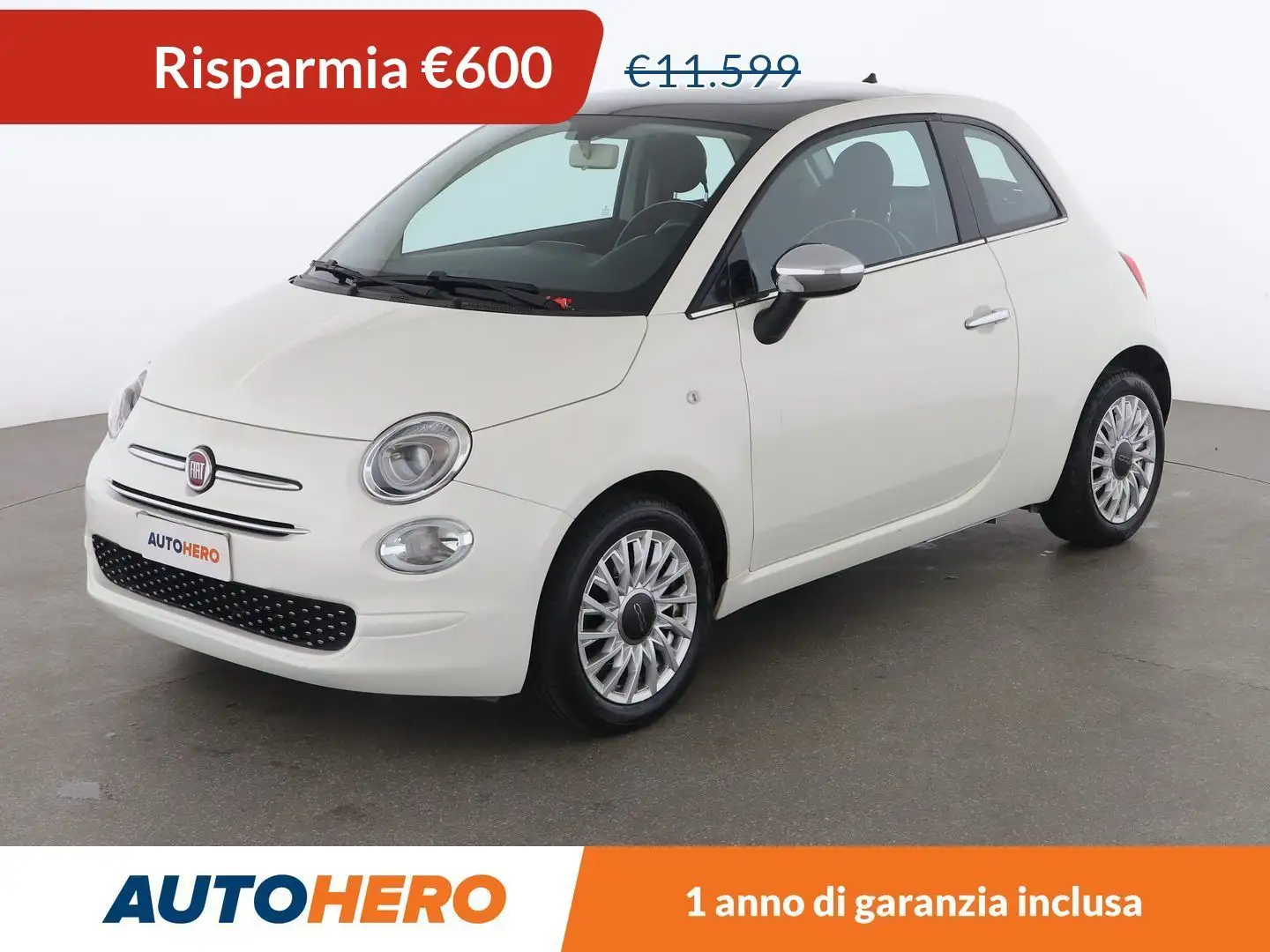 Fiat 500 1.2 Lounge Bianco - 1