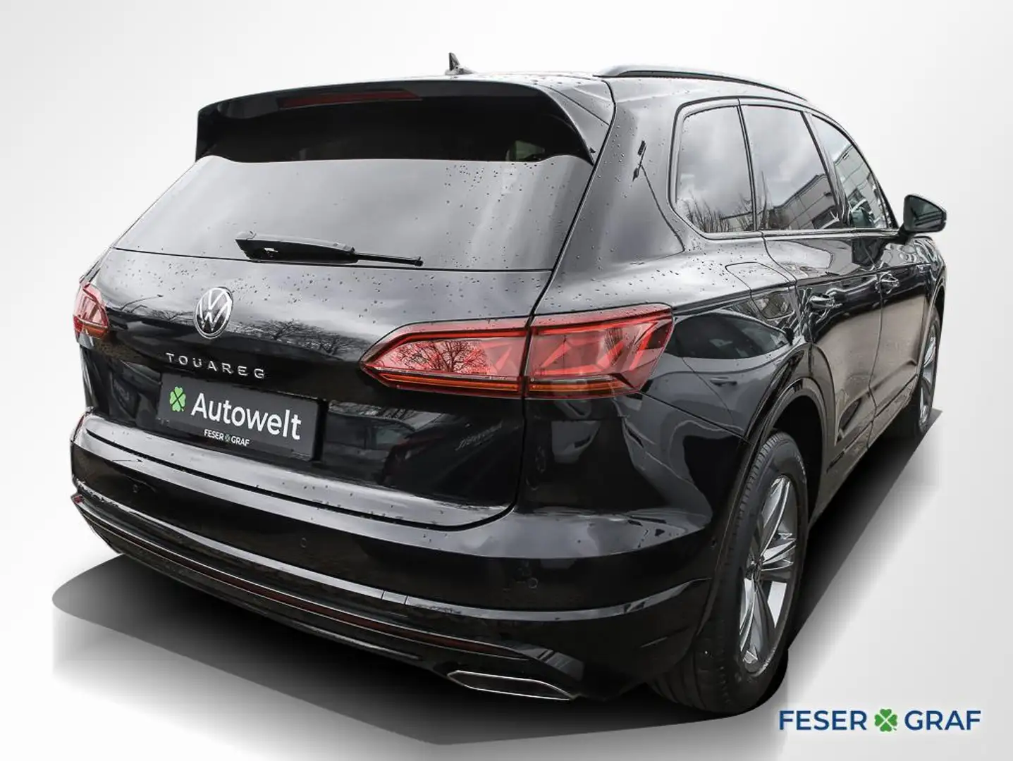 Volkswagen Touareg 3.0 TDI 4M R-Line Black AHK Matrix Pano Schwarz - 2