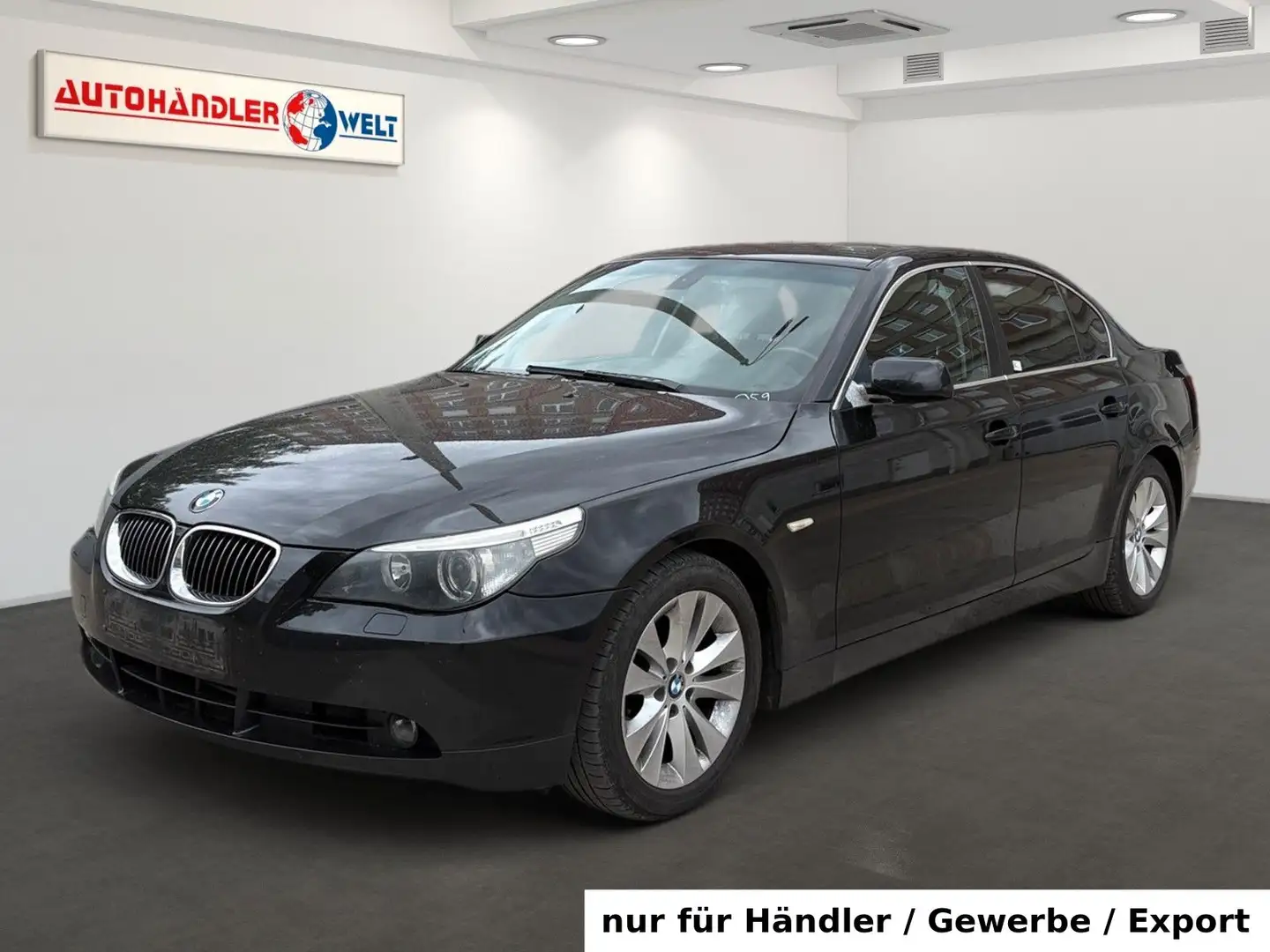 BMW 525 525i Automatik Xenon Leder SHZ Navi PDC Noir - 1