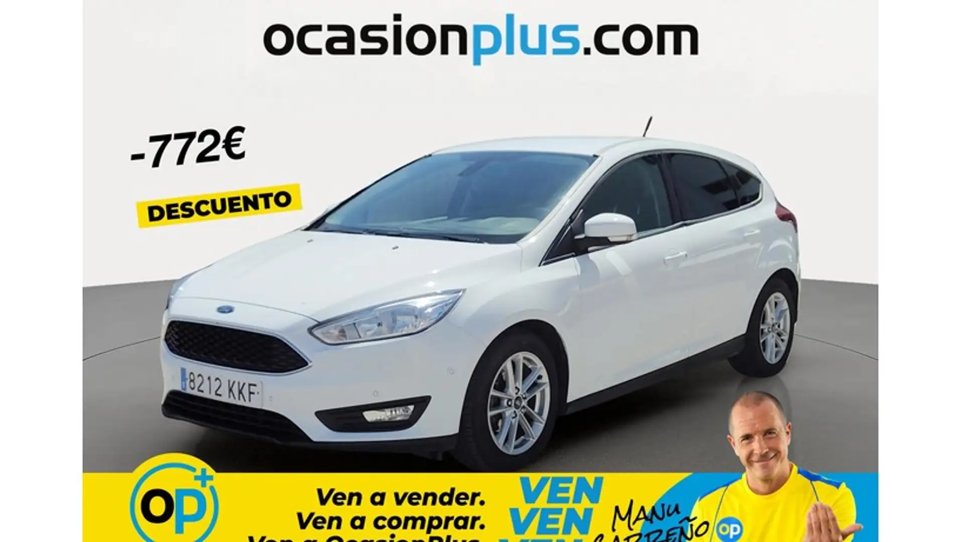 Ford Focus 1.6 TI-VCT Business (flotas) Blanco - 1