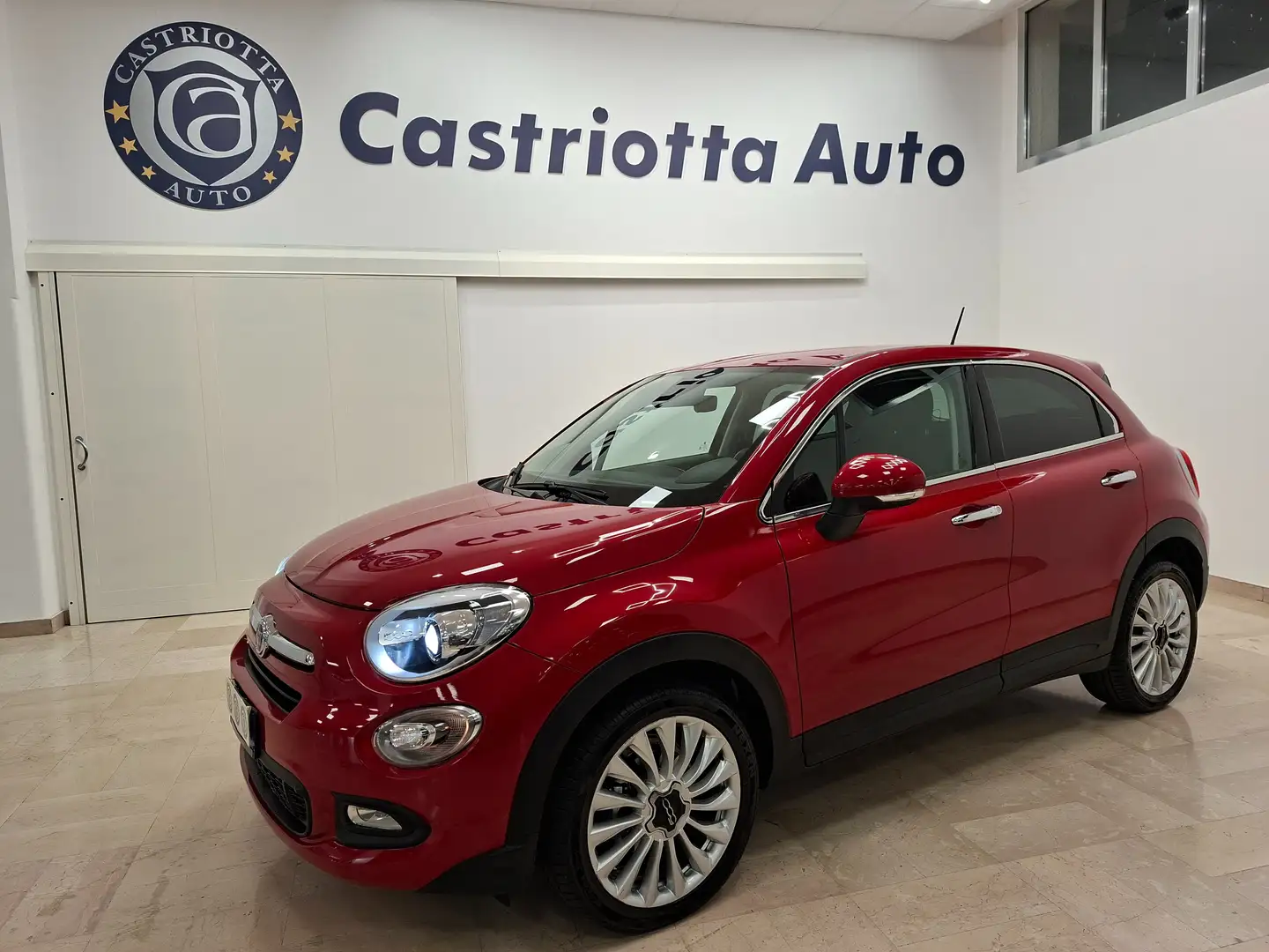 Fiat 500X 1.6 MJT 120 CV LOUNGE con SOLI  KM 70.452 !!! Rosso - 1