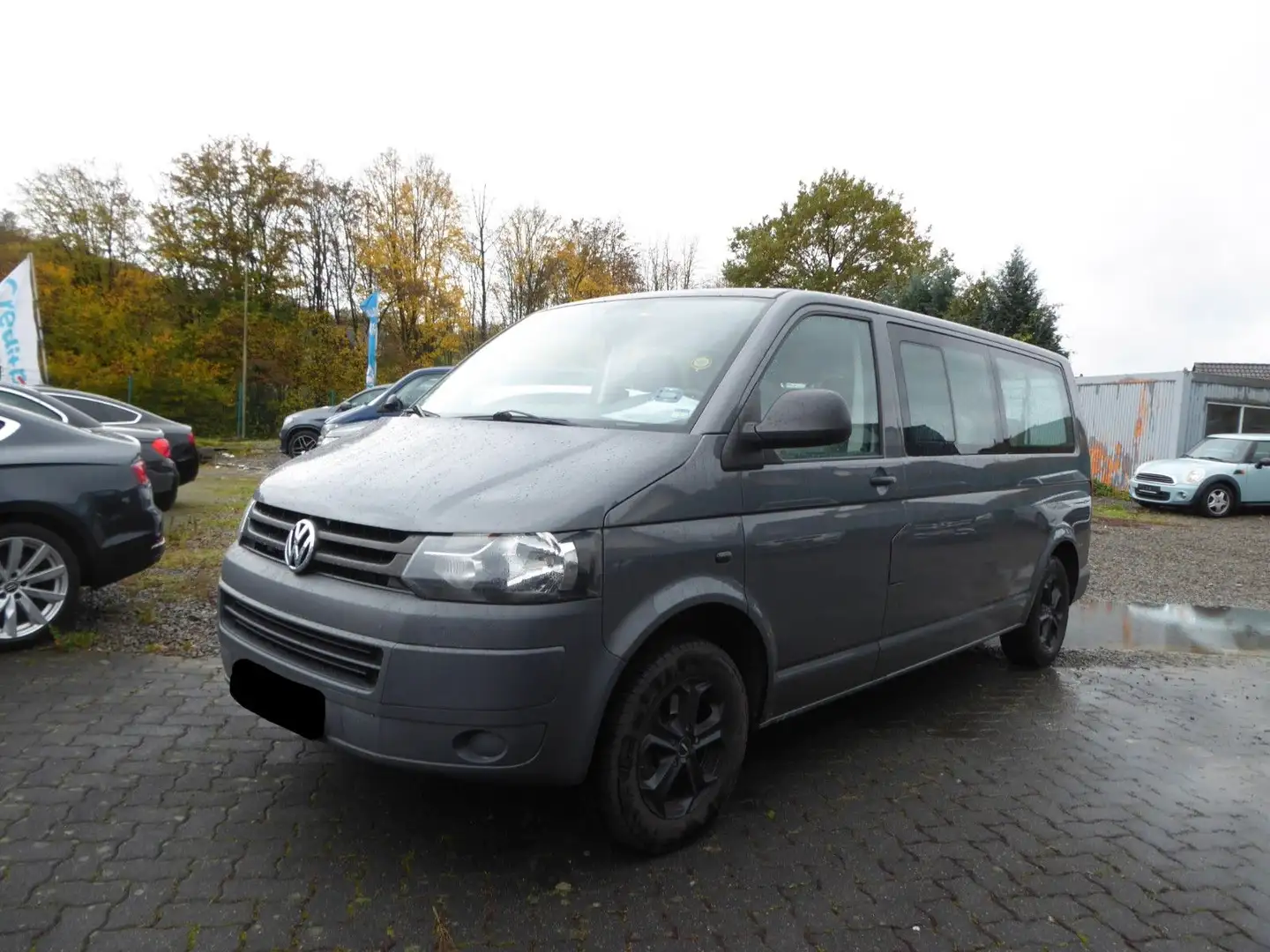 Volkswagen T5 Transporter Kombi lang 9 Sitze Gris - 1