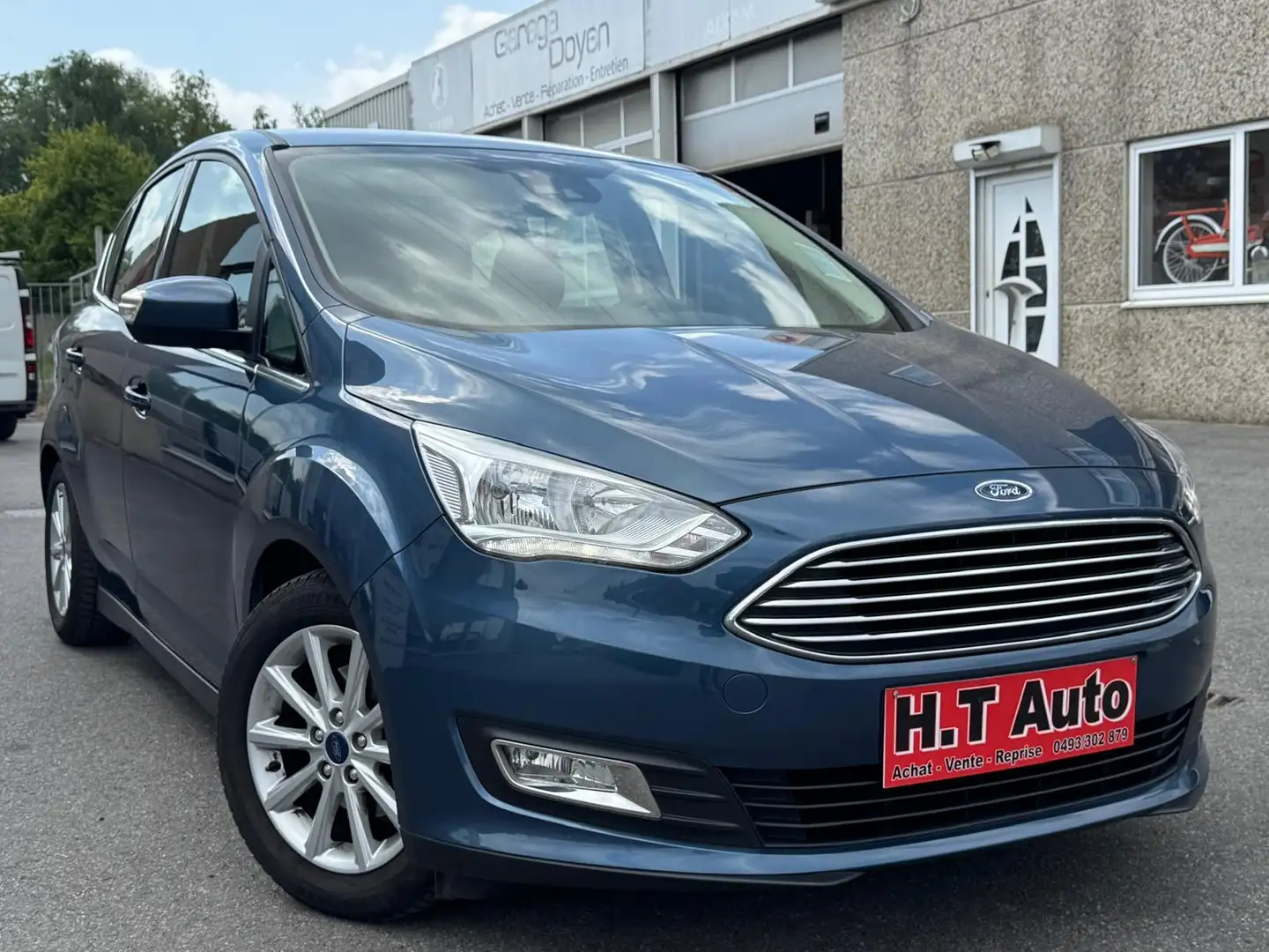 Ford C-Max 1.0 EcoBoost Business Class/Euro6b/Garantie 1an Синій - 2