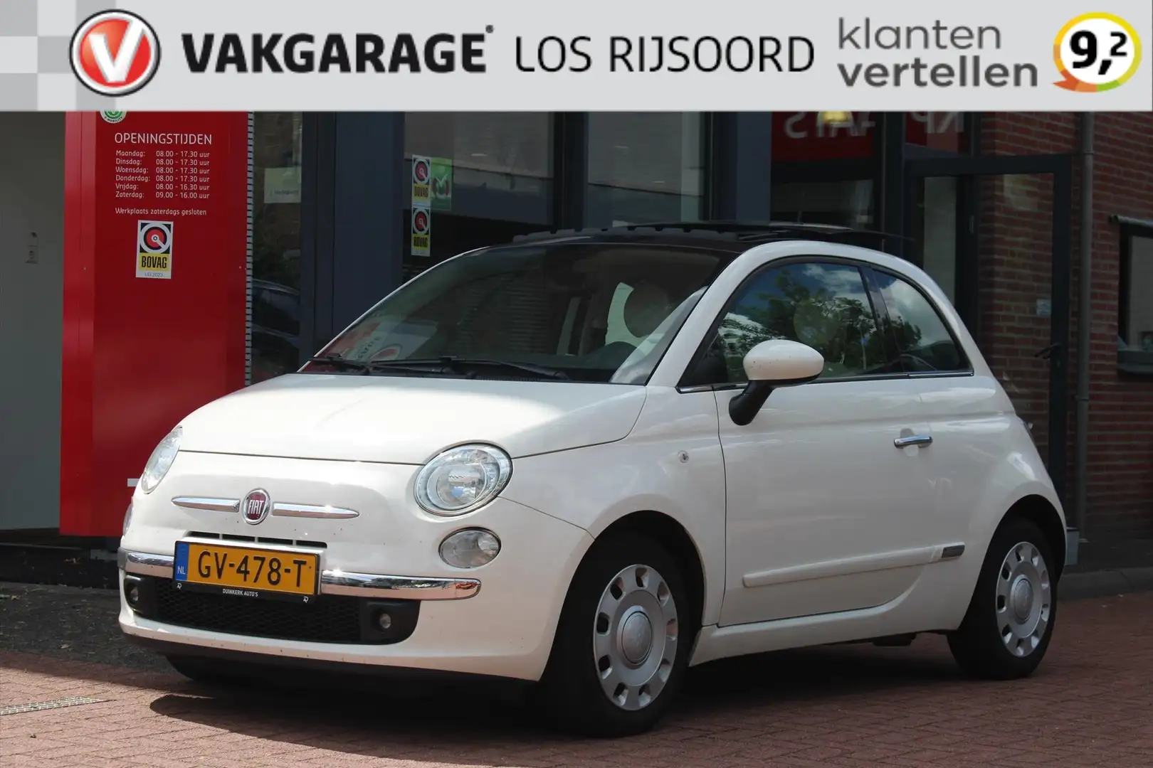 Fiat 500 TwinAir Turbo *Lounge* | Schuifdak | Climate Contr Bianco - 1