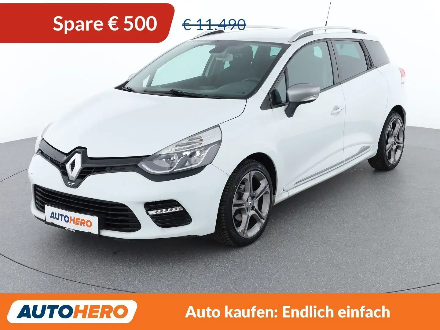 Renault Clio 1.2 TCe GT *TEMPO*CAM*KLIMAAUTO* Weiß - 1