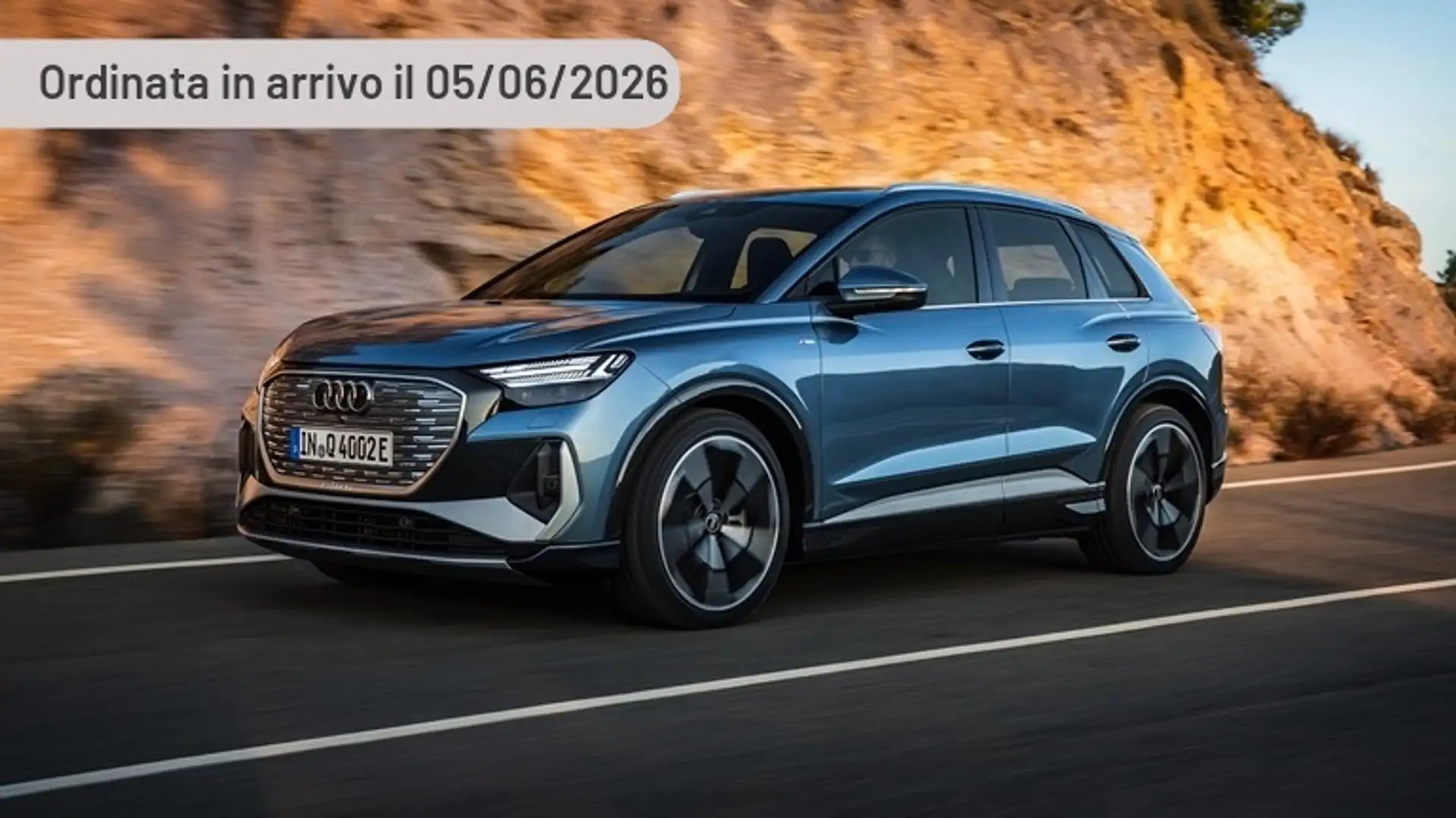 Audi Q4 e-tron Q4 55 e-tron quattro S Line edition Argento - 1