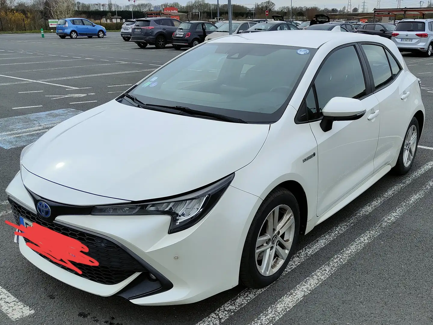 Toyota Corolla Hybride 184h Design Blanc - 2